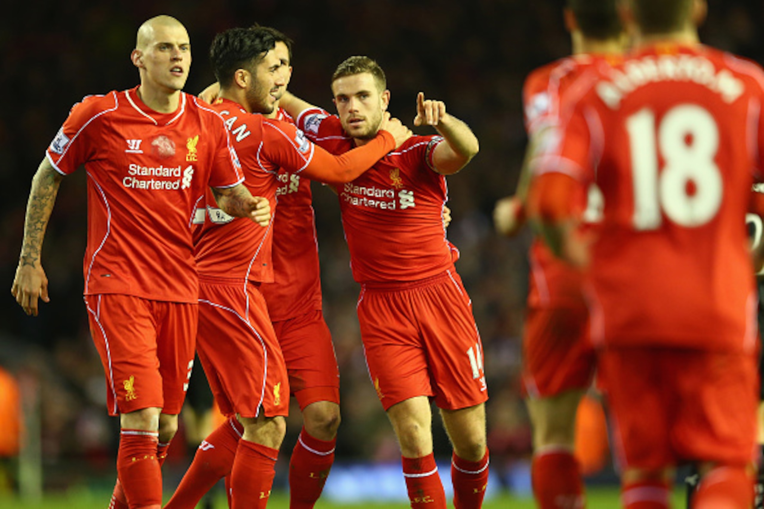 Jordan Henderson had a great game against Burnley.