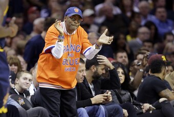 Superfan Spike Lee will forever be associated with New York Knicks basketball.