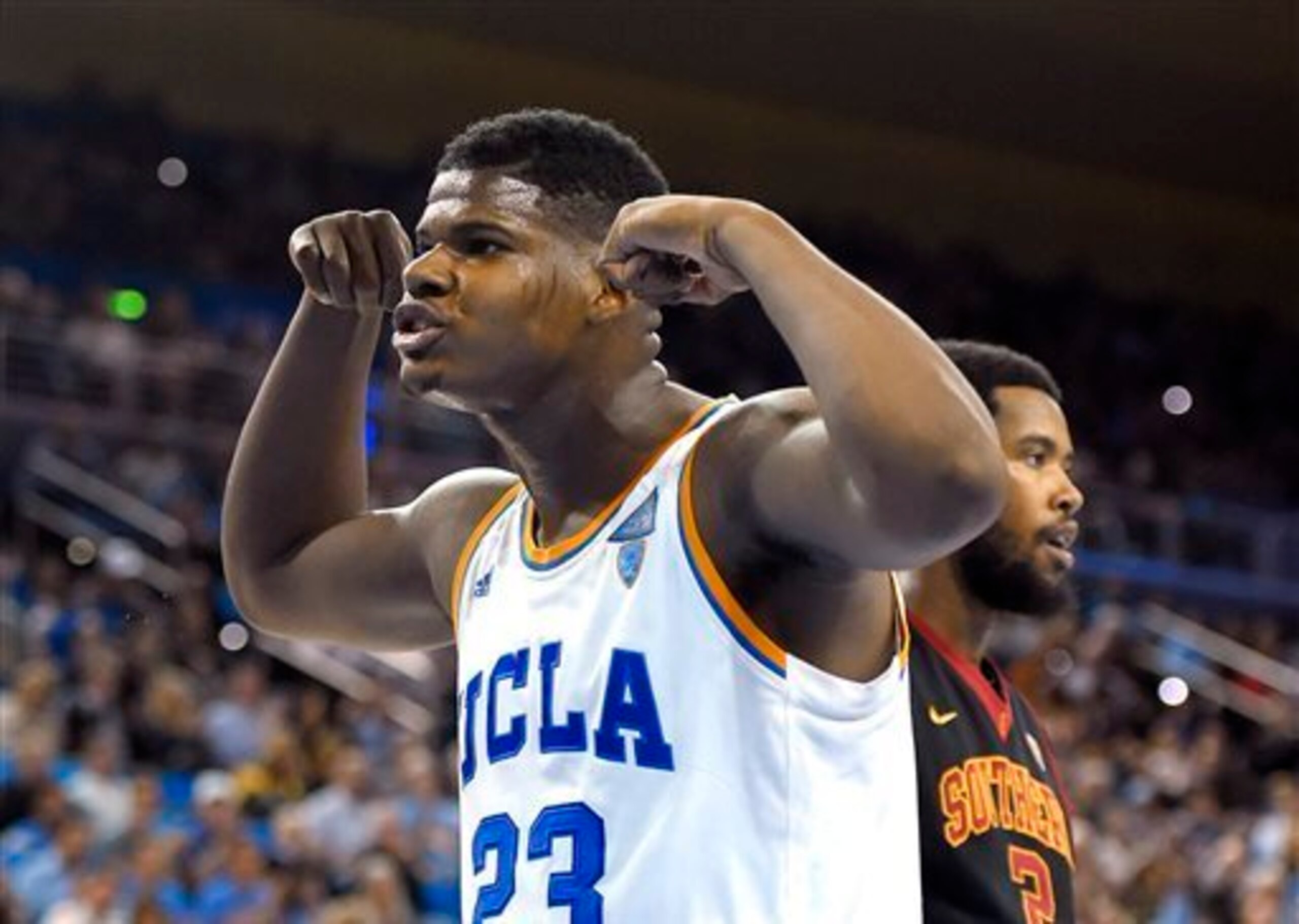 It's getting late in the season, but UCLA is starting to show some muscle.