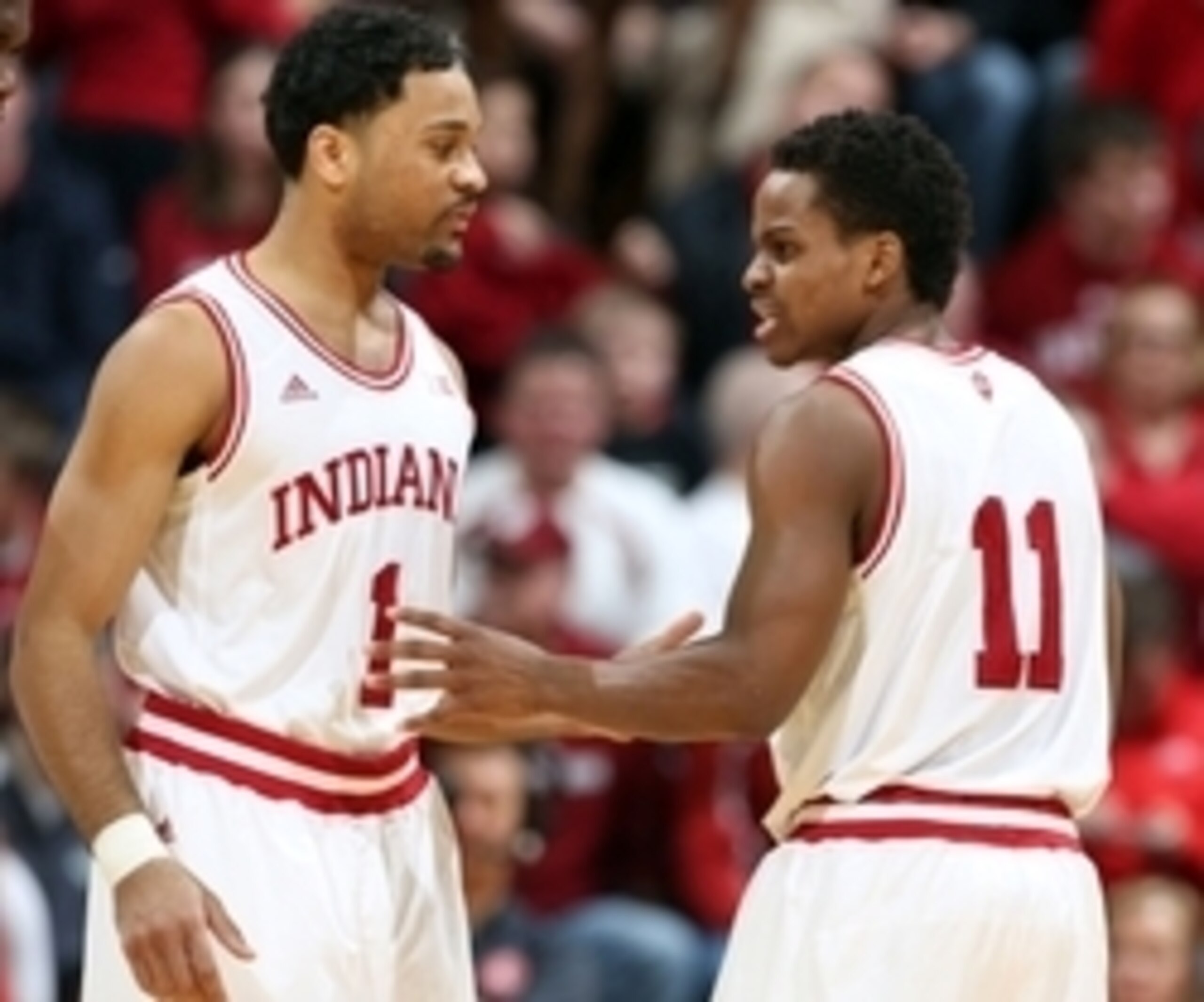 James Blackmon (left) and Yogi Ferrell