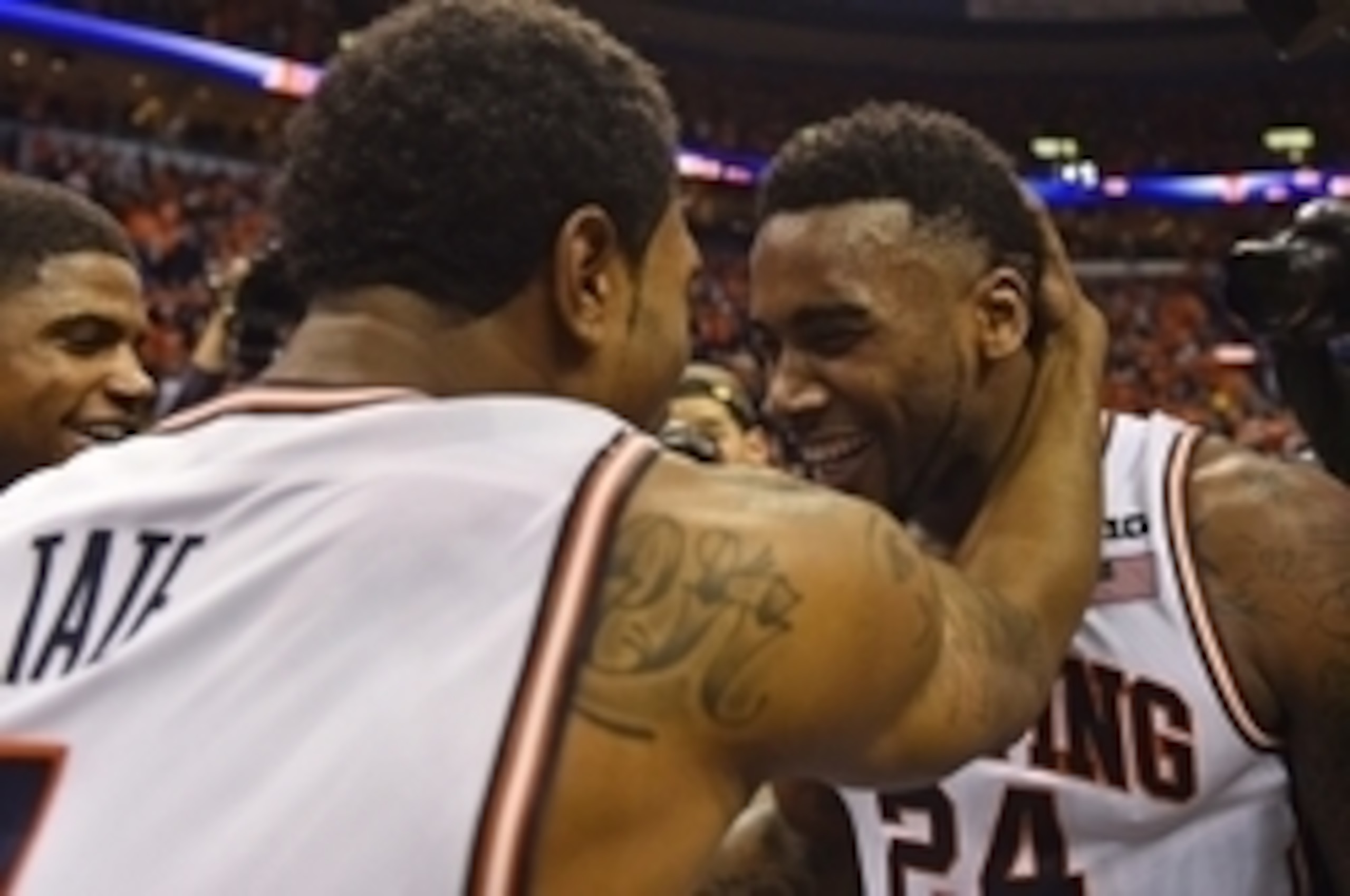 Jaylon Tate (left) and Rayvonte Rice