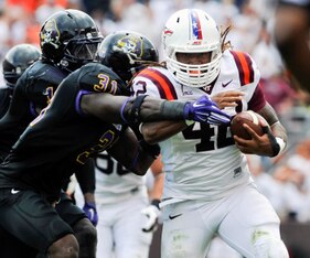 East Carolina vs. Virginia Tech in 2014 when the Pirates upset the Hokies