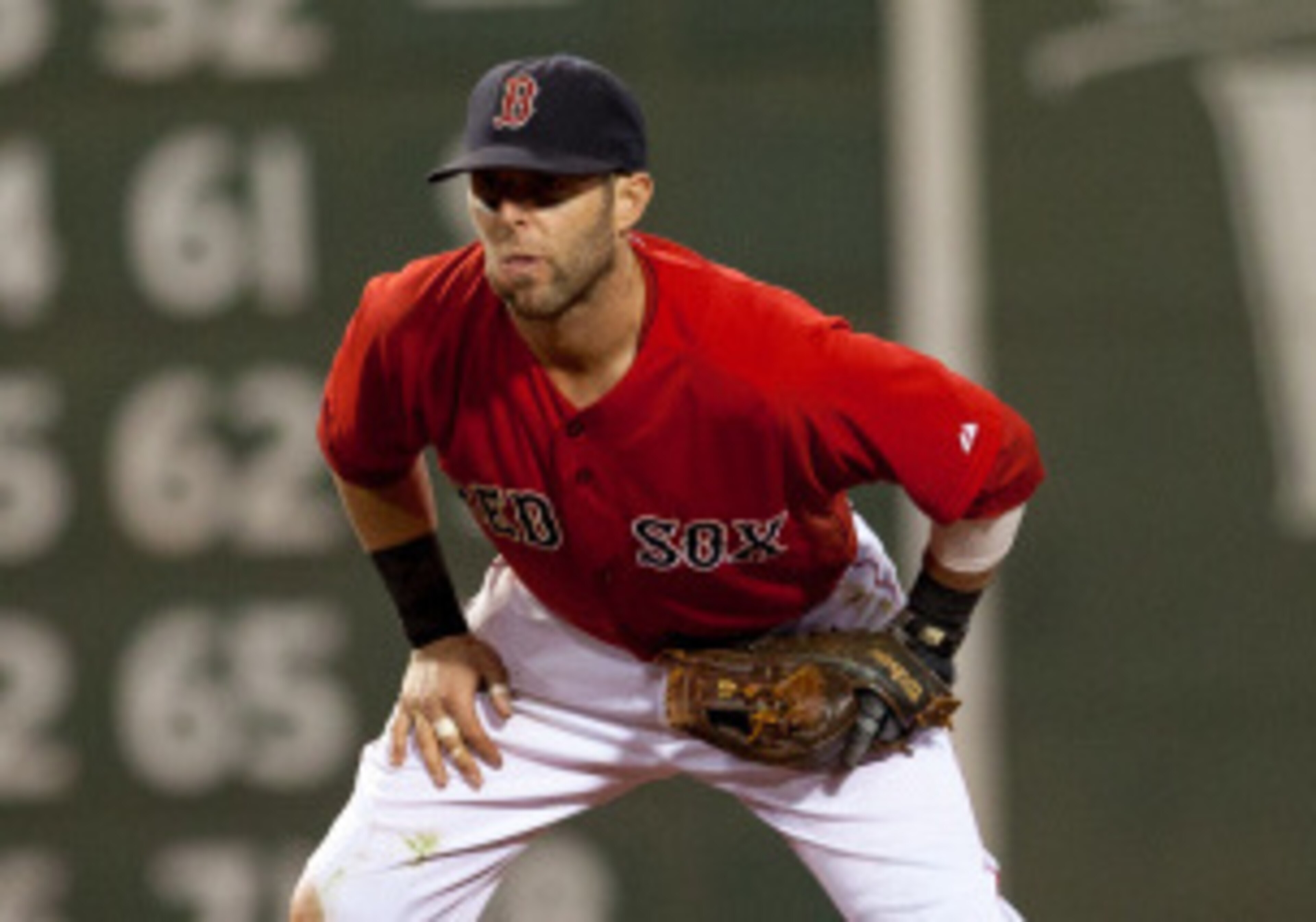 Dustin Pedroia's ready to party like it's 2013...or 2007. Dustin Pedroia's ready to party like it's 2013...or 2007.
