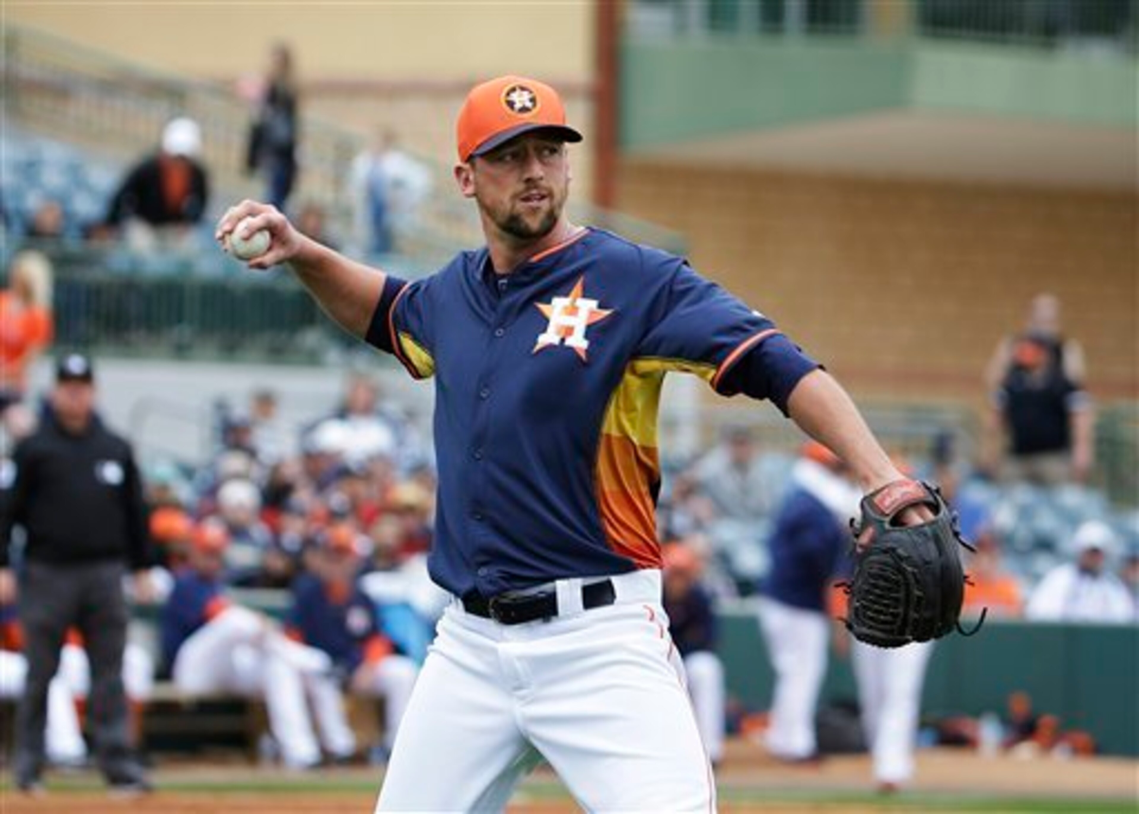 Luke Gregerson leads a revamped relief corps in Houston. Luke Gregerson leads a revamped relief corps in Houston.