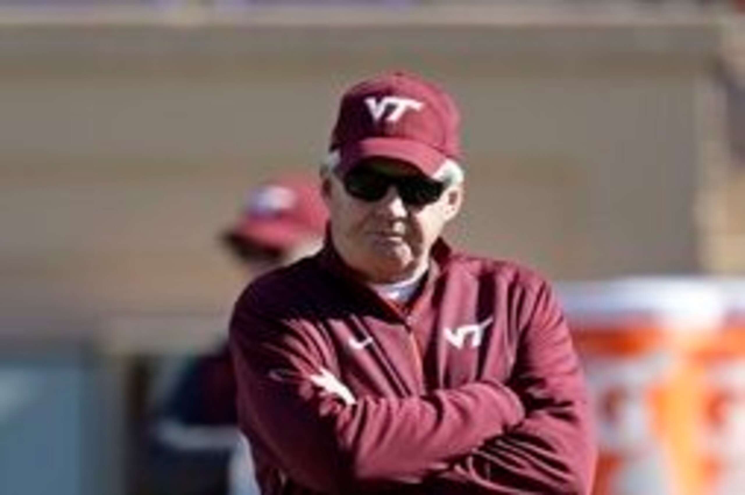 Virginia Tech head coach Frank Beamer