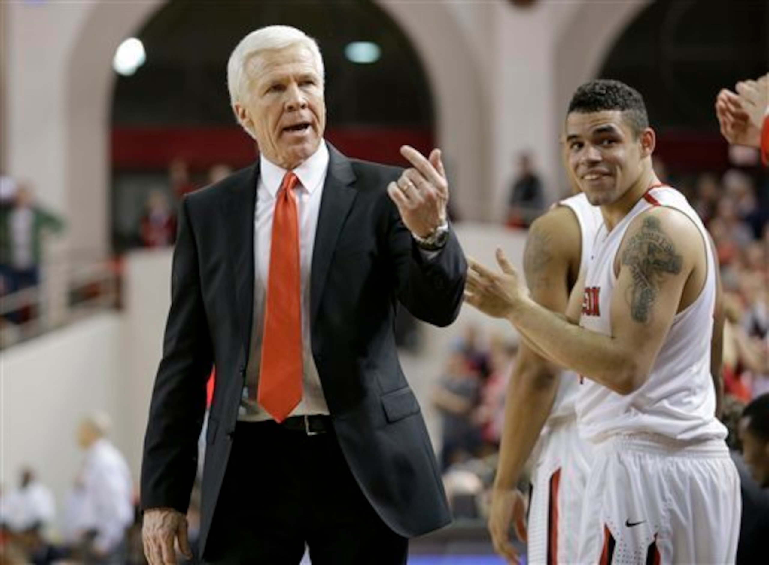Coach Bob McKillop has given his Davidson players and fans lots to smile about this season.