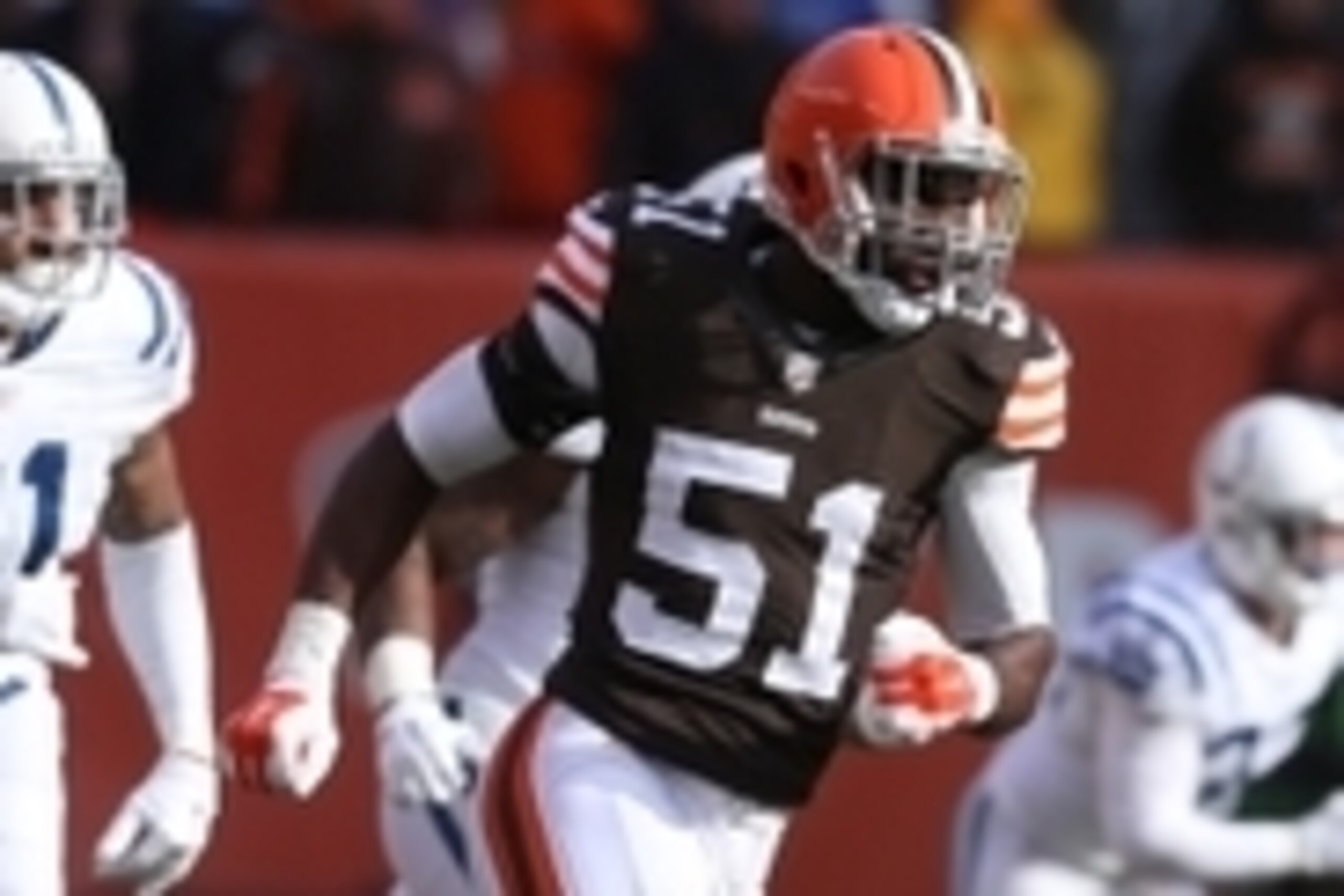 Free agency could affect linebacker Barkevious Mingo's playing time. Free agency could affect linebacker Barkevious Mingo's playing time.