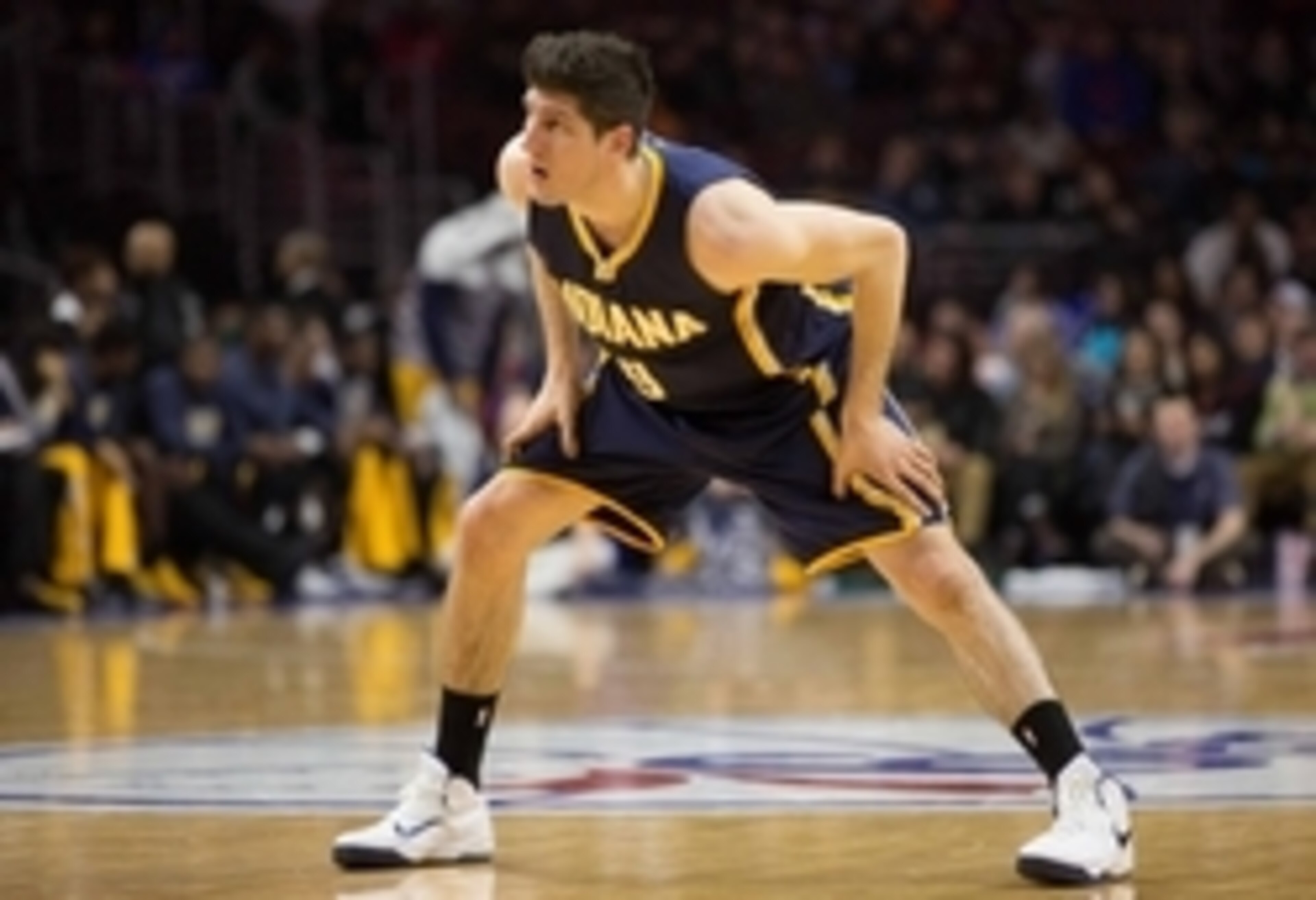 Indiana Pacers first-year forward Damjan Rudez