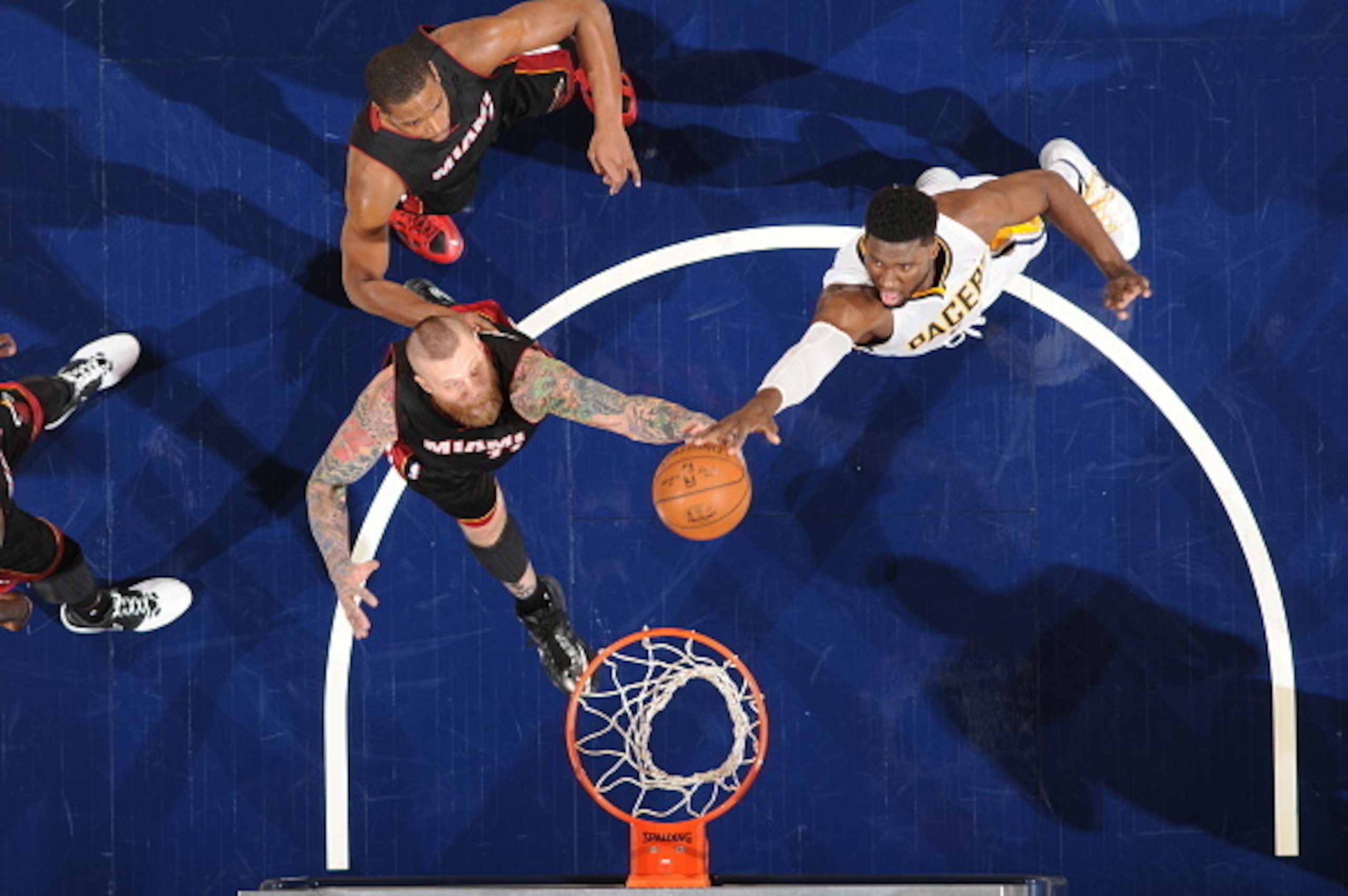 Hibbert's rim-protection has been a thorn in Miami's side for years.