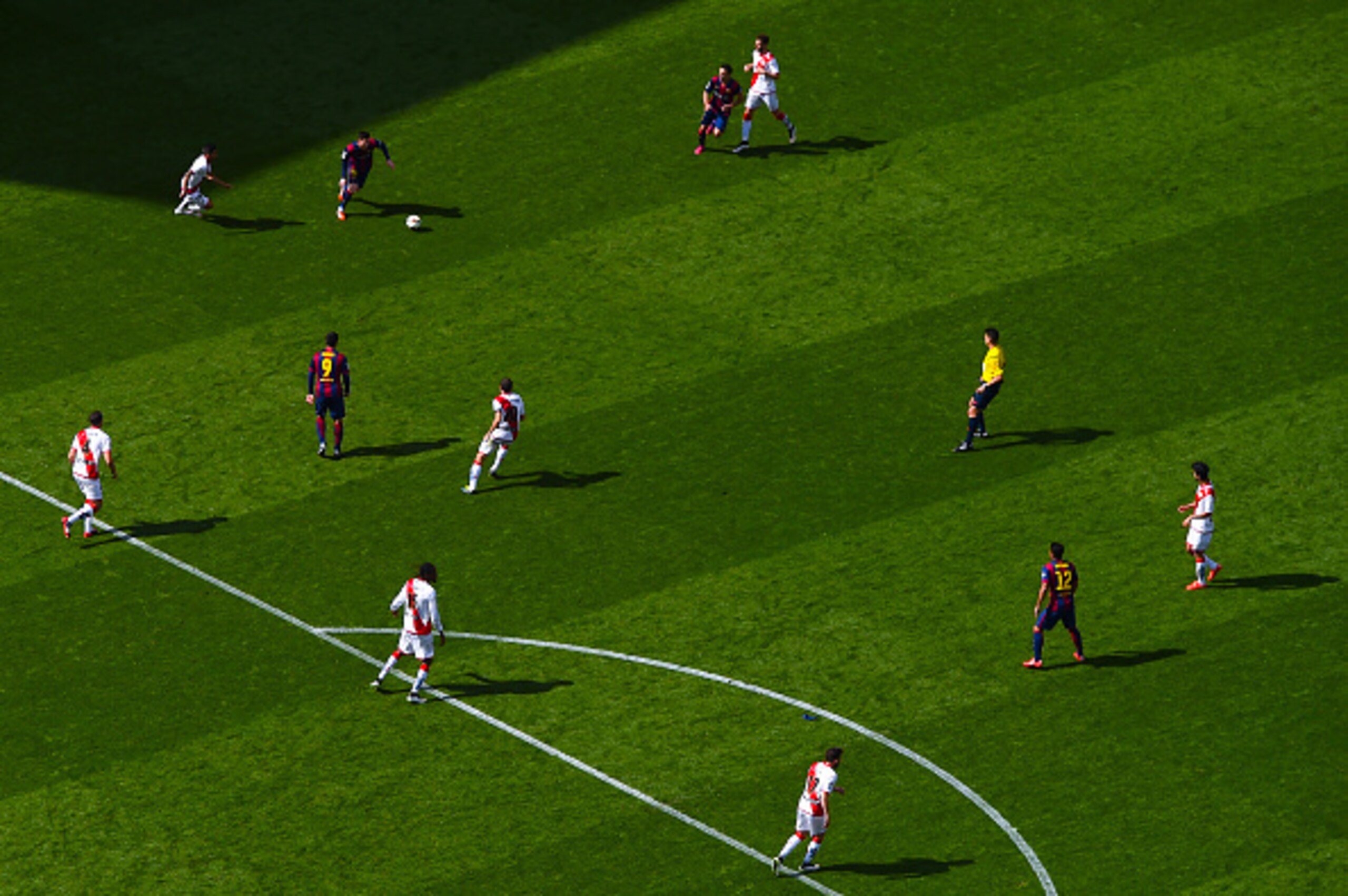 Barca have deviated from a 4-3-3 when necessary.