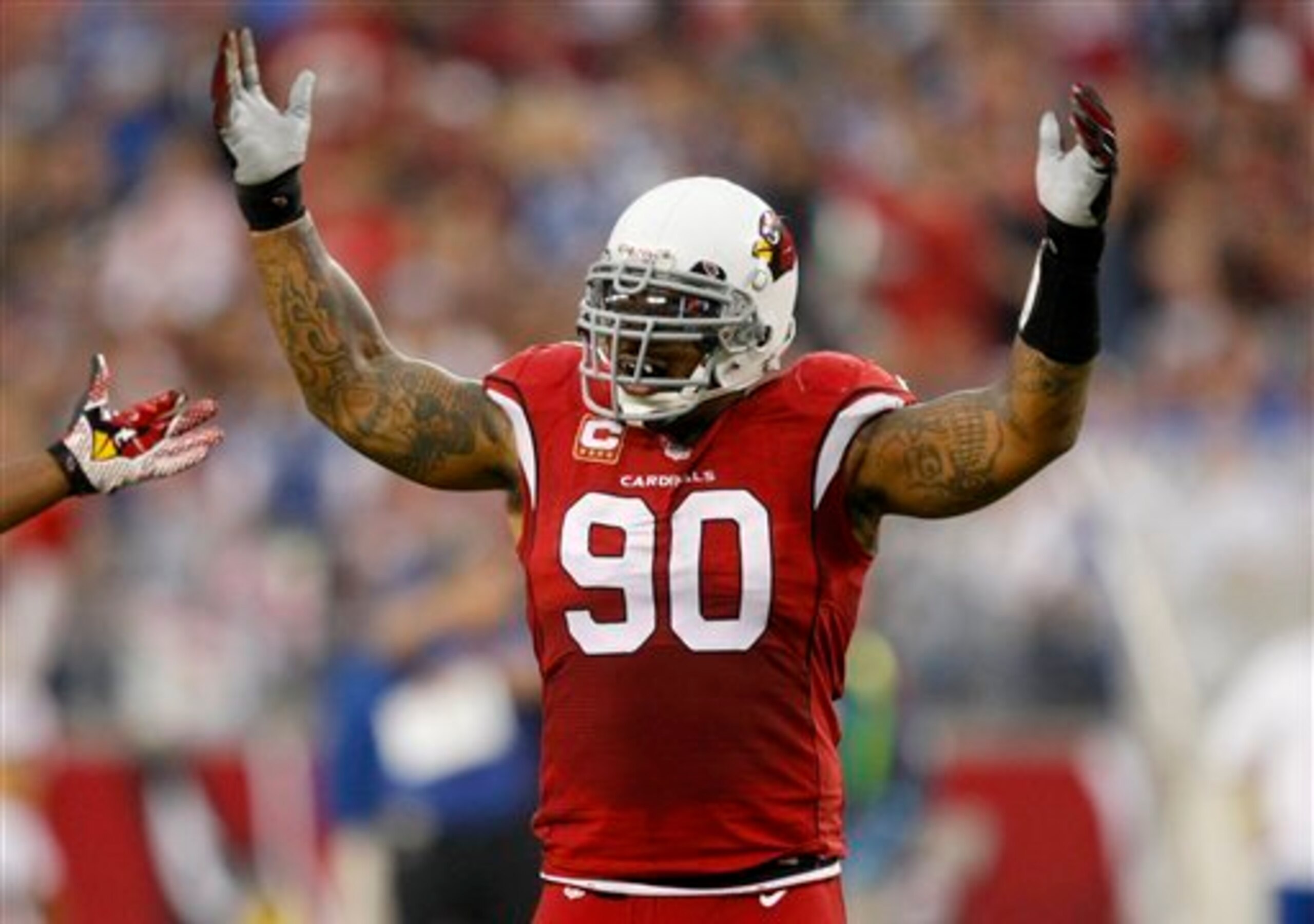 Darnell Dockett missed the entire 2014 season with a torn ACL. Darnell Dockett missed the entire 2014 season with a torn ACL.