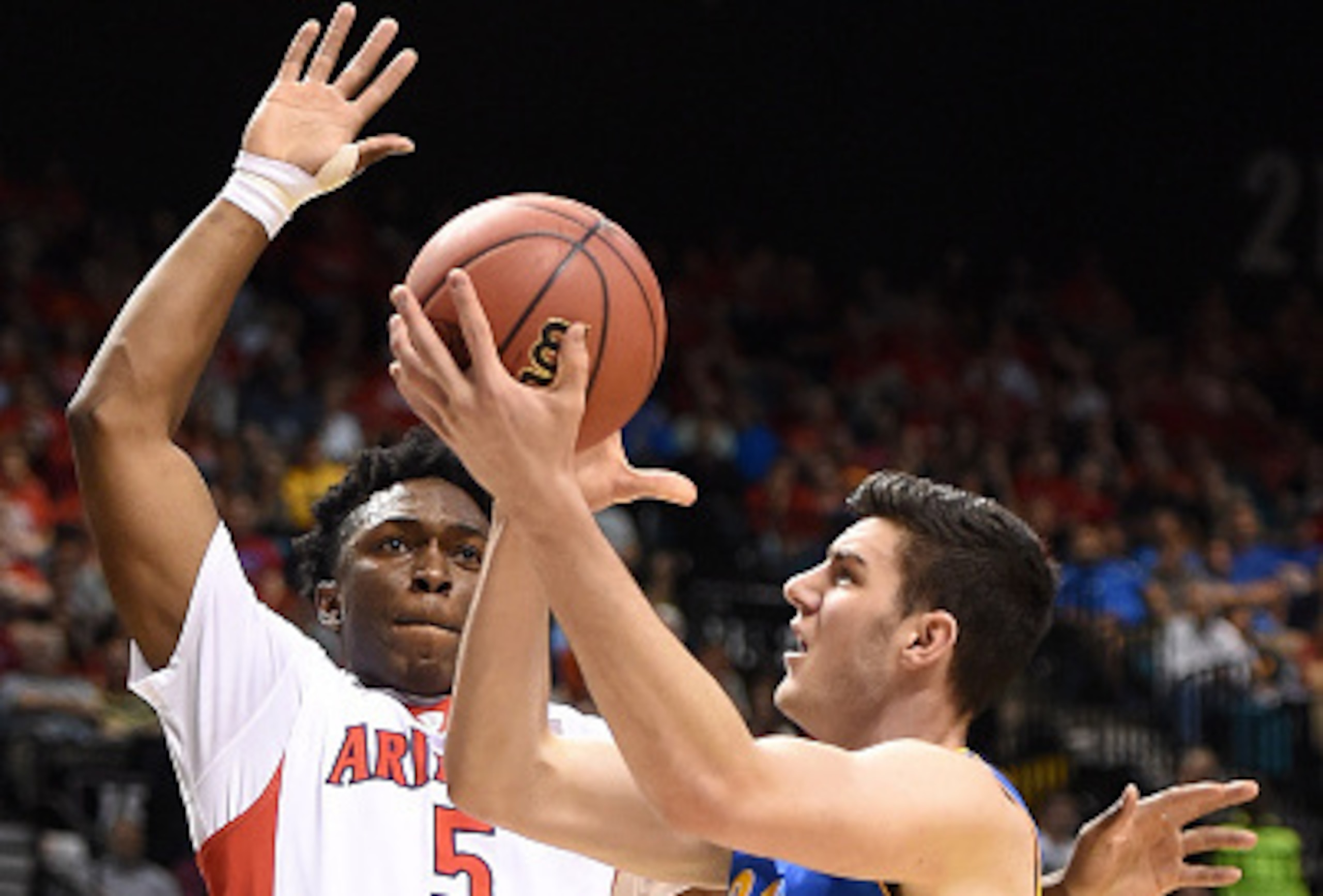 Arizona's 6'7", 245-pound phenom, Stanley Johnson, was the Pac-12 Freshman of the Year.