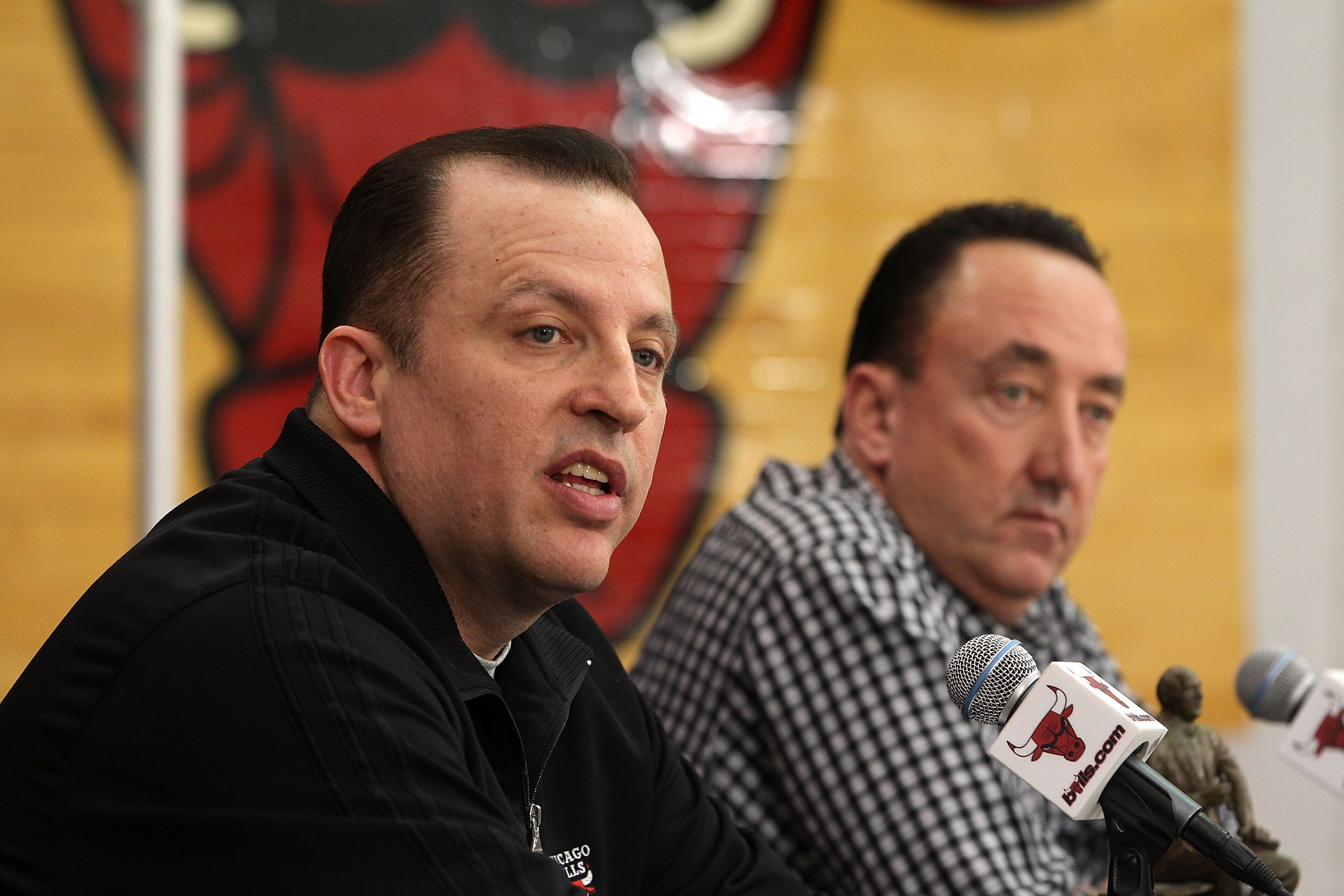 Chicago Bulls head coach Tom Thibodeau and general manager Gar Forman appear to be heading toward a breakup. Chicago Bulls head coach Tom Thibodeau and general manager Gar Forman appear to be heading toward a breakup.