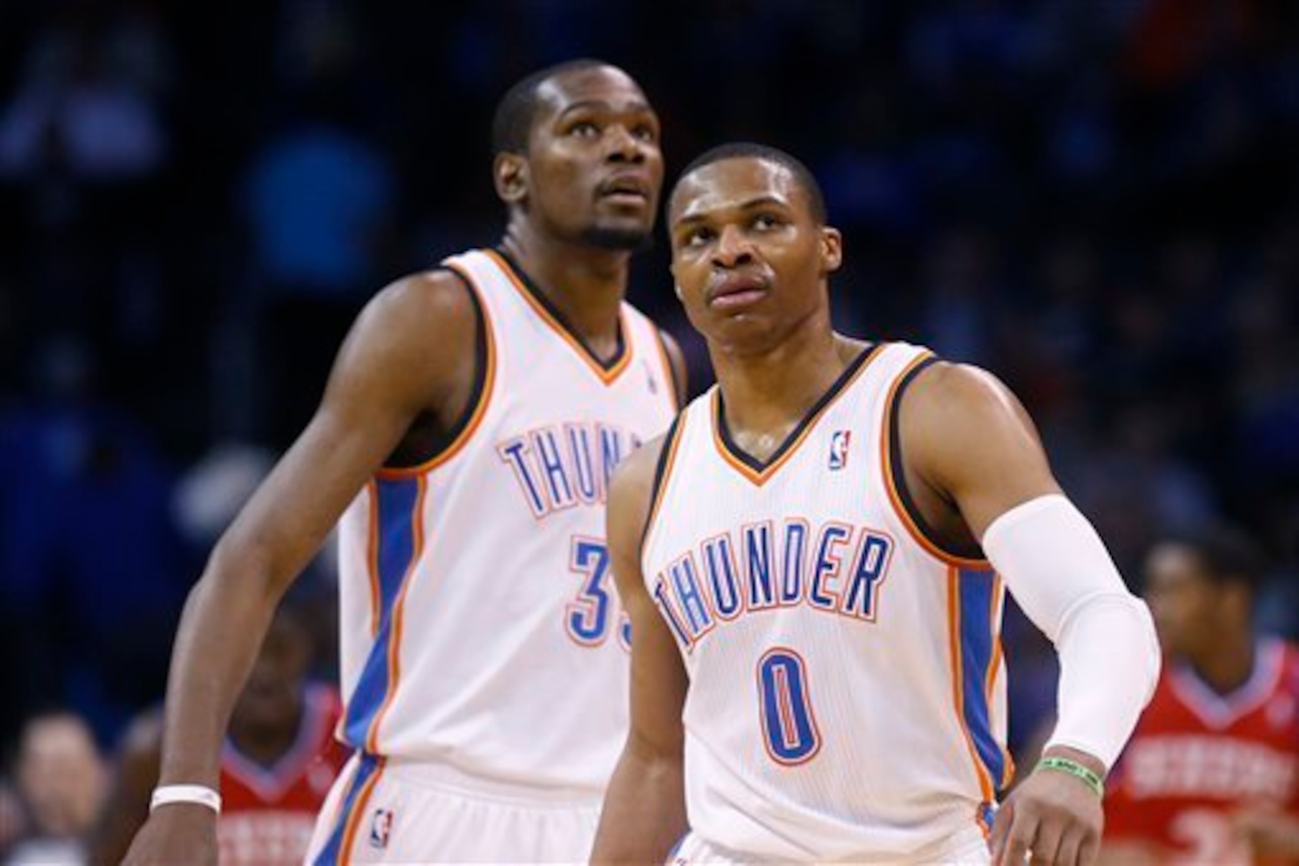 Kevin Durant may be hurt at the moment, but when he's healthy, he and Russell Westbrook form the most prolific tandem in sports.