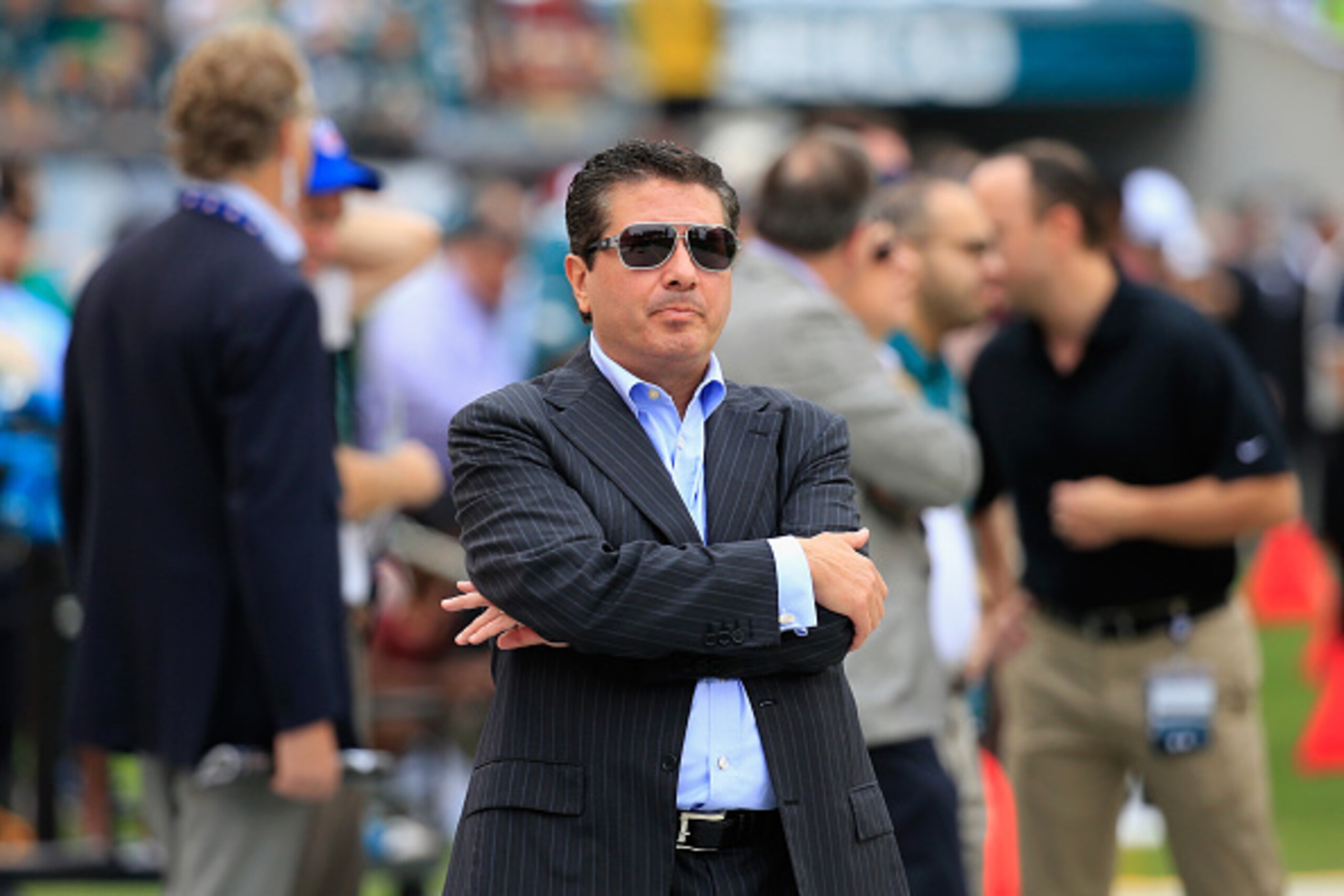 A first, Dan Snyder hasn't reached into his deep pockets to make his annual splash in free agency.