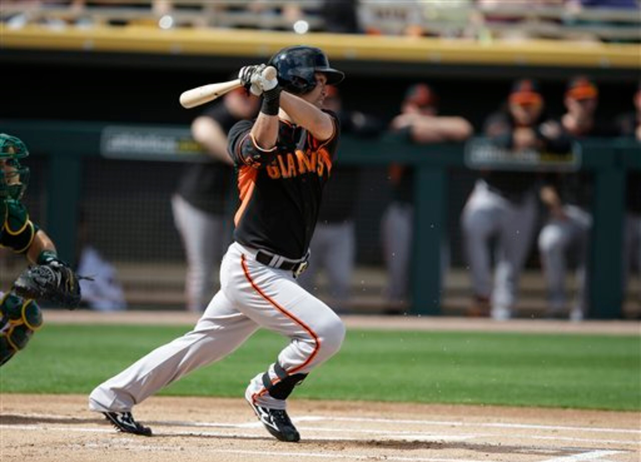 Nori Aoki may hit at the top of the Giants batting order.