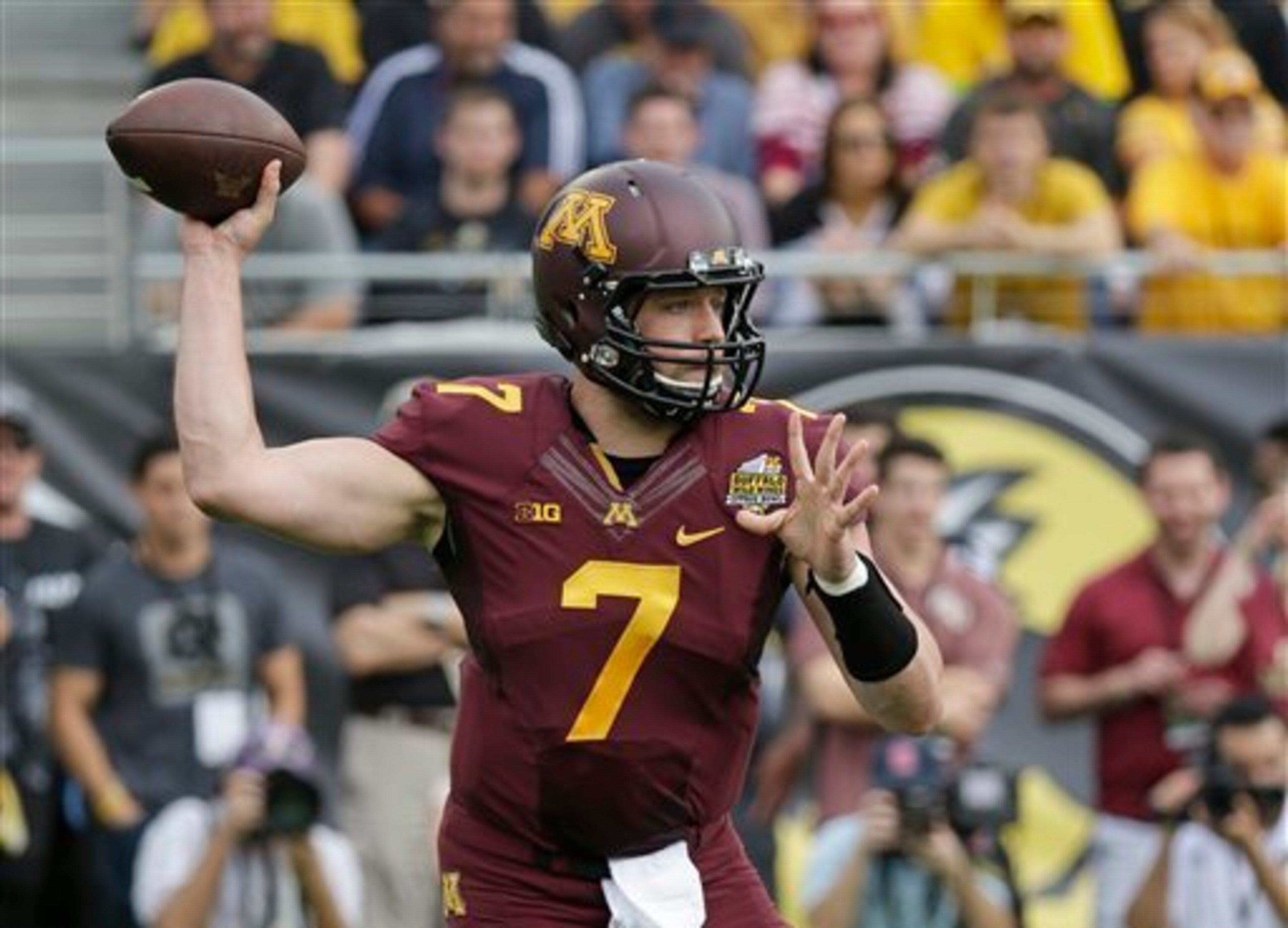 Mitch Leidner and Minnesota could find the going tough in the Big Ten West this fall.