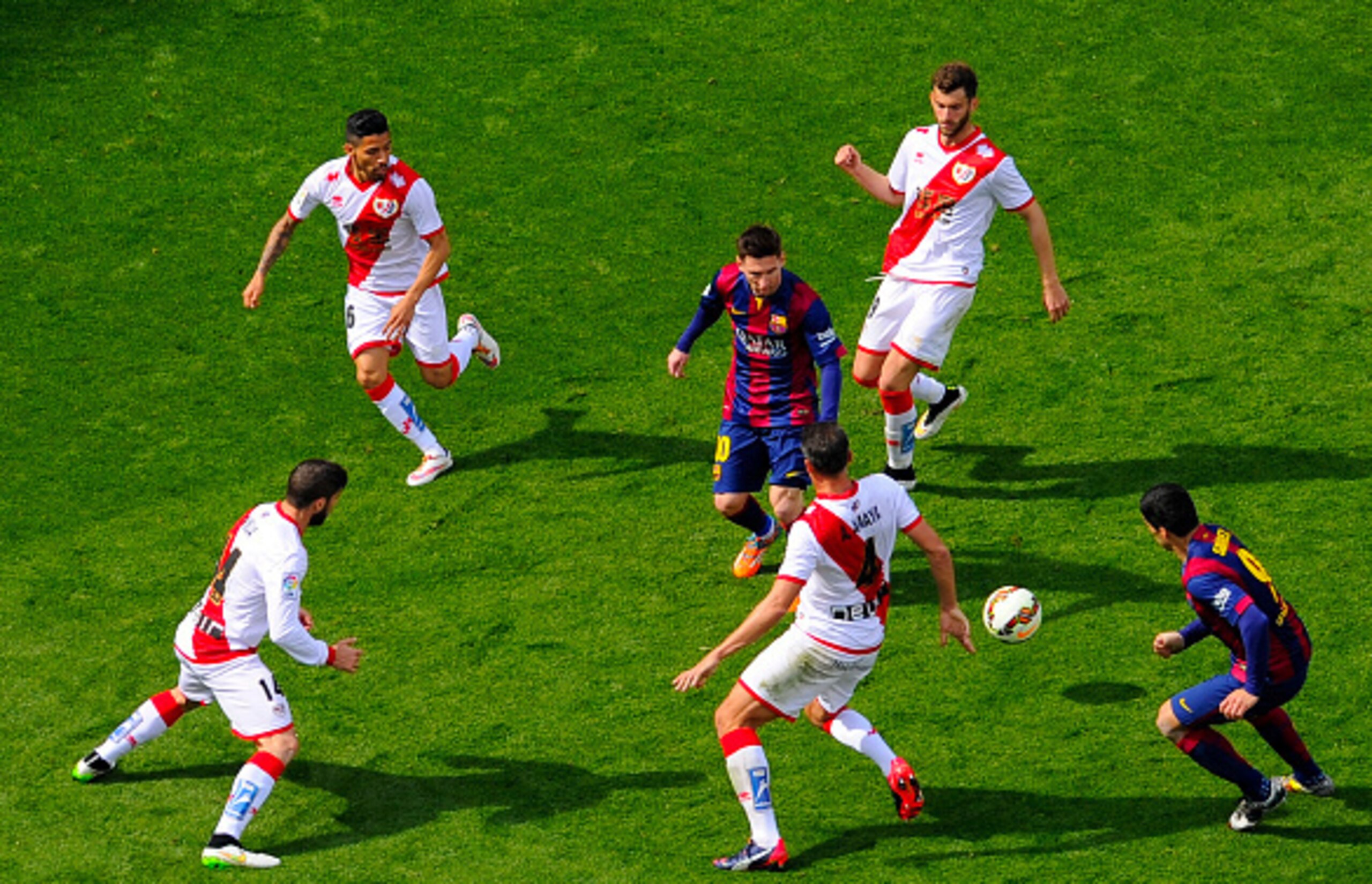 Even Luis Suarez has had to adapt his game for Messi.