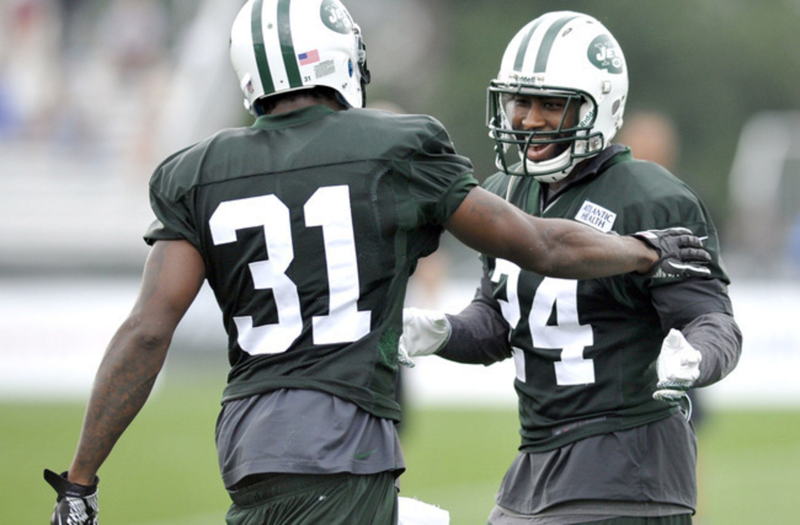 Antonio Cromartie (left) and Darrelle Revis