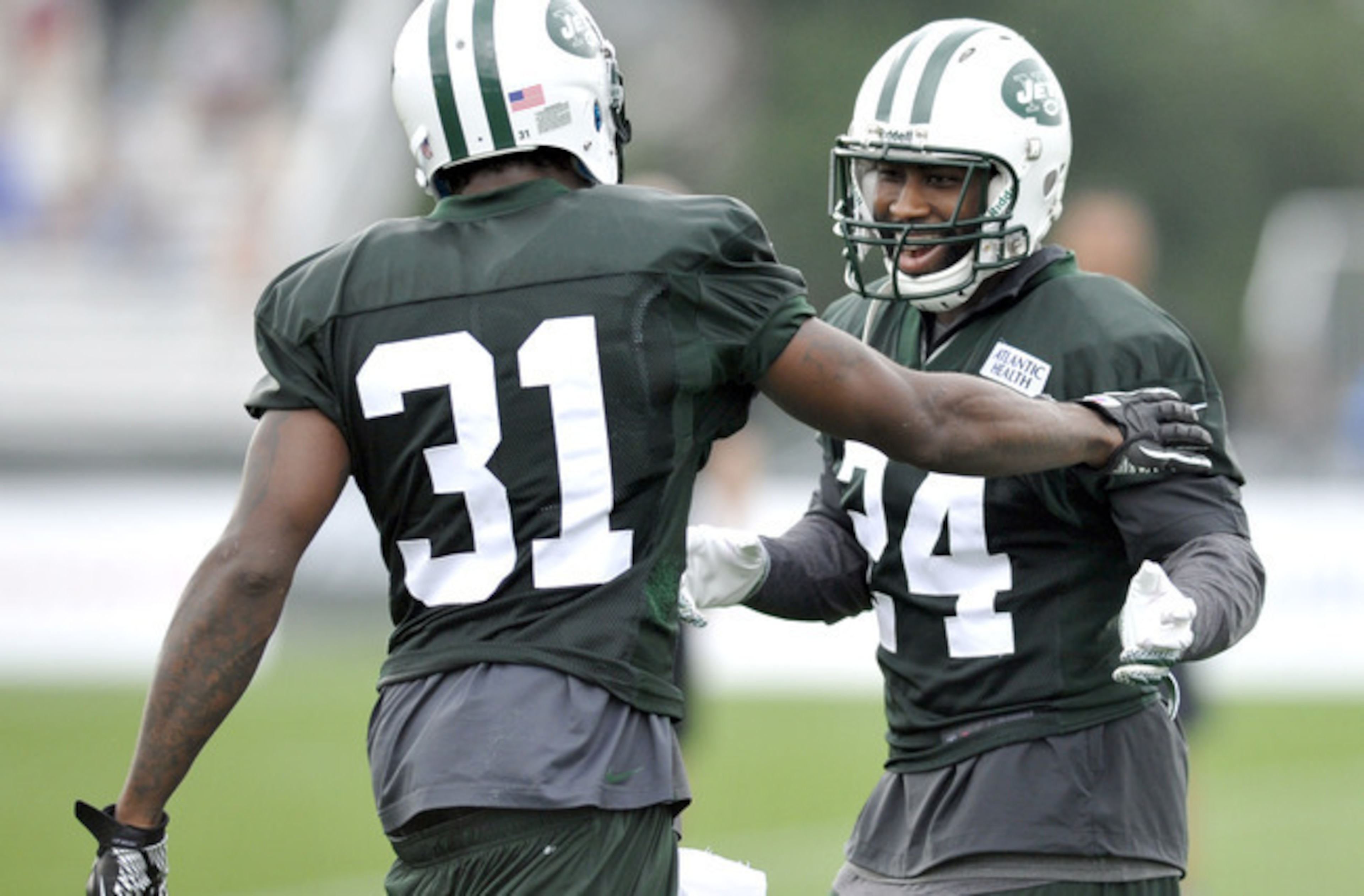 Antonio Cromartie (left) and Darrelle Revis
