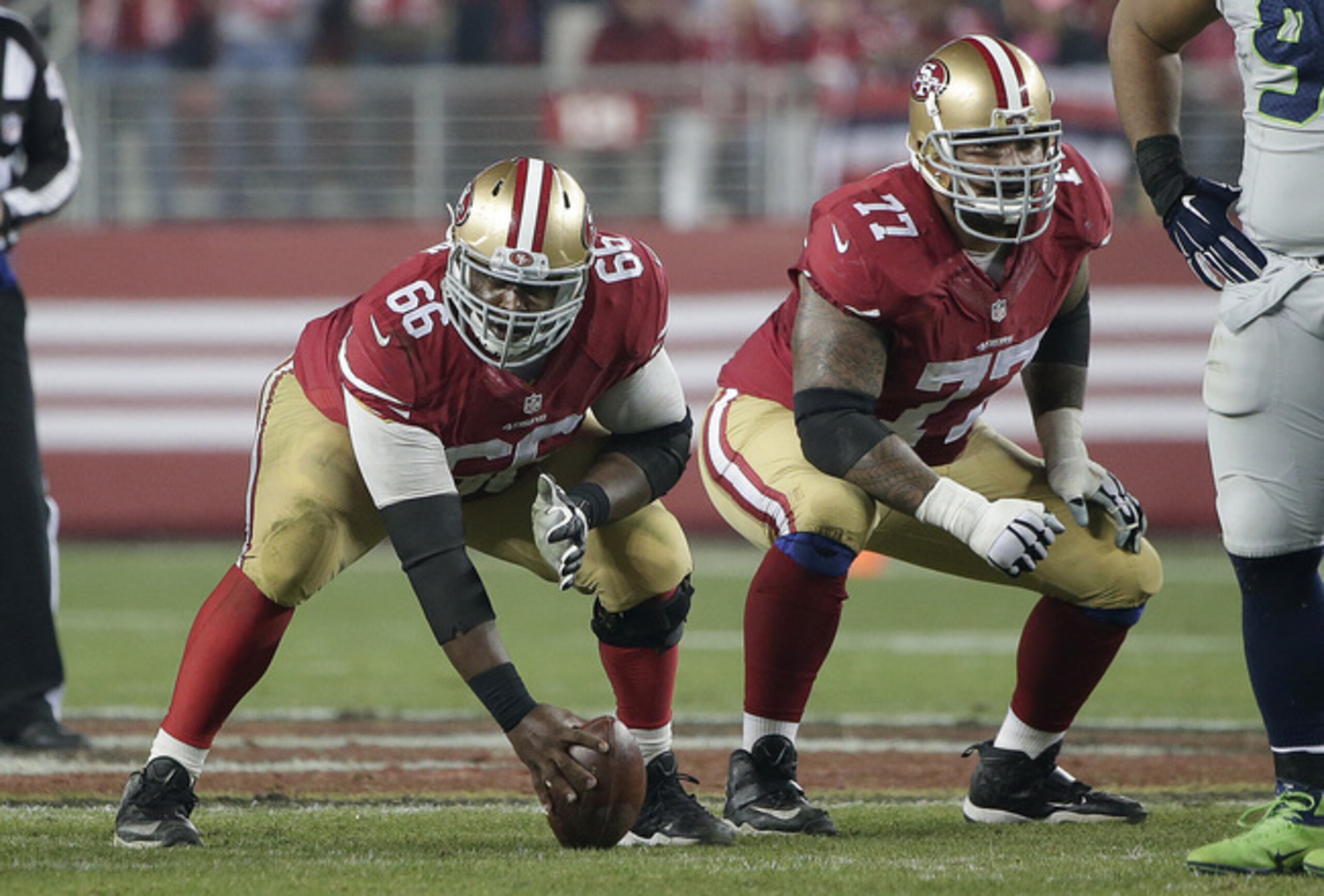 Mike Iupati (right)