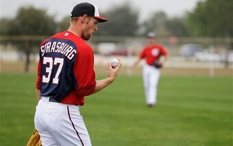 Stephen Strasburg has started in three consecutive Opening Days for the Nationals.