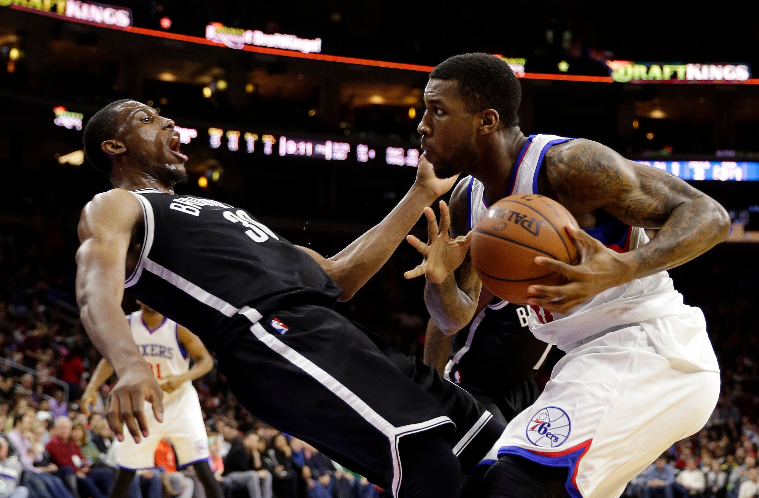 Robinson is fearless on the floor.