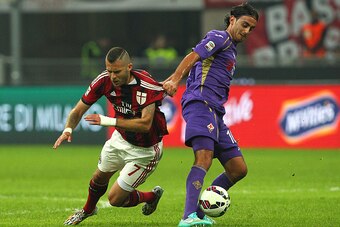 Milan shared the spoils with Fiorentina in October.