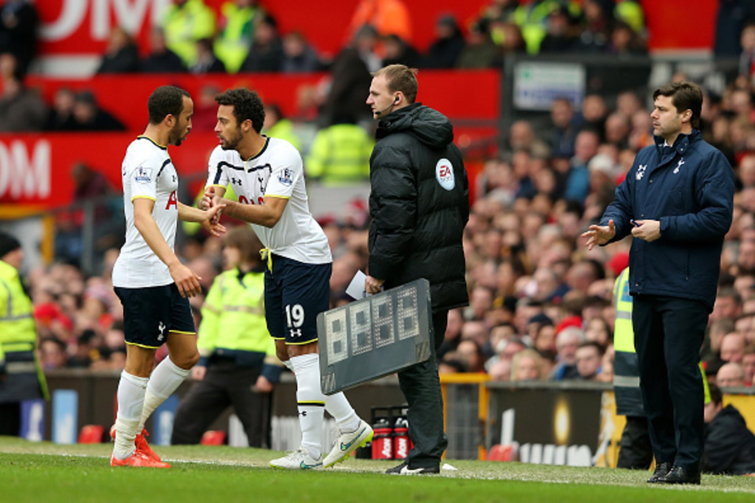 Andros Townsend was forced into an early exit after Tottenham's awful start. Andros Townsend was forced into an early exit after Tottenham's awful start.