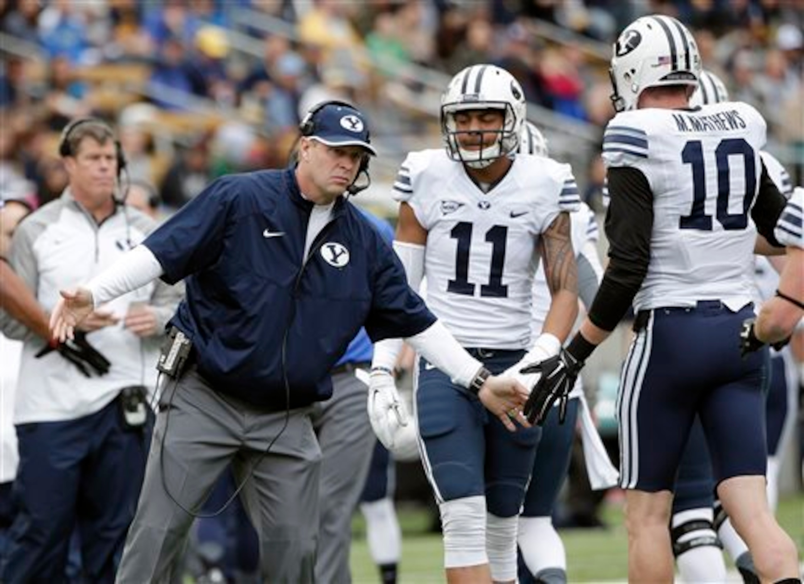 Bronco Mendenhall has enjoyed consistent success with BYU.