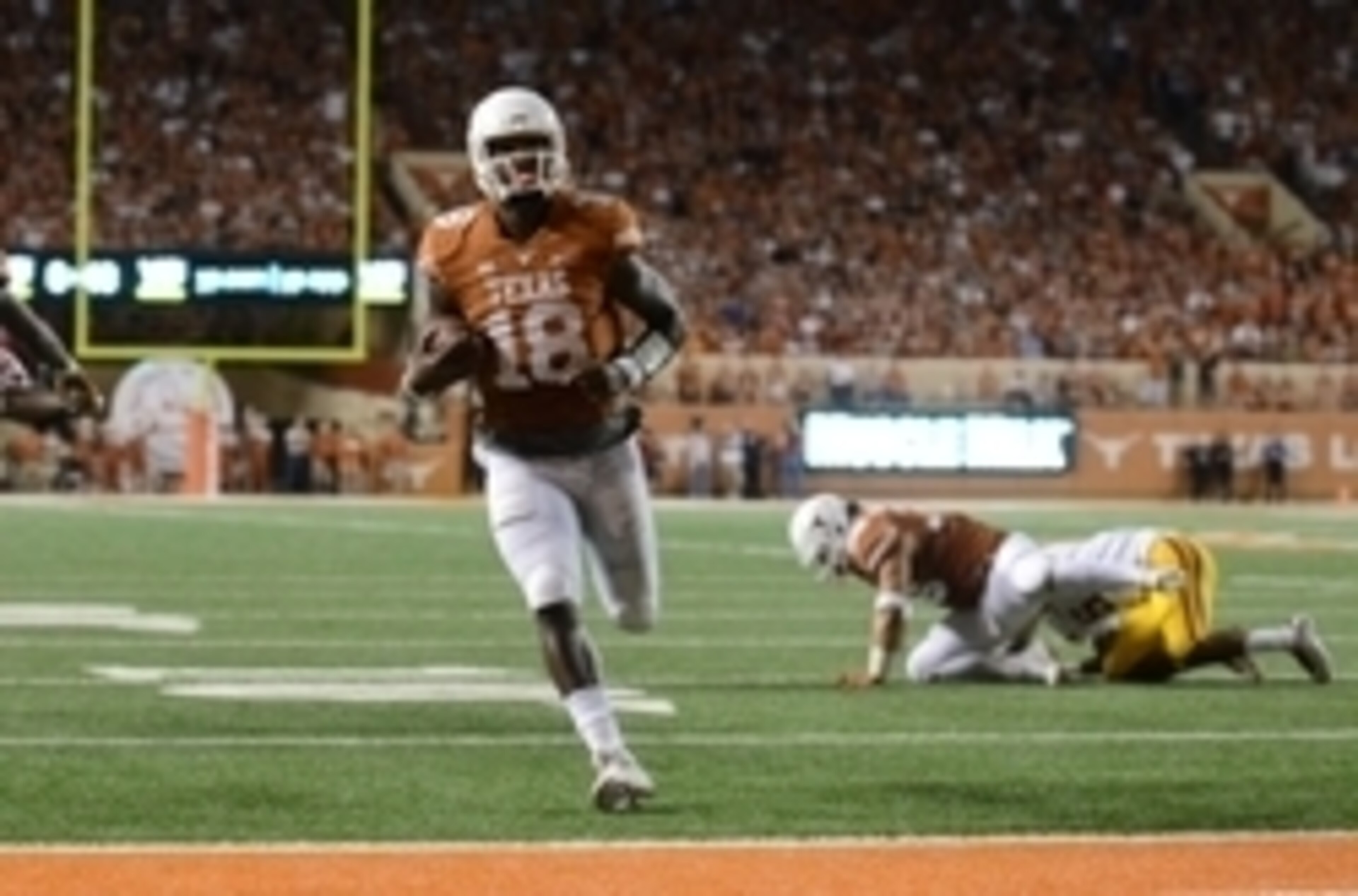 Tyrone Swoopes is working to put last season, and redshirt freshman Jerrod Heard, behind him this spring.