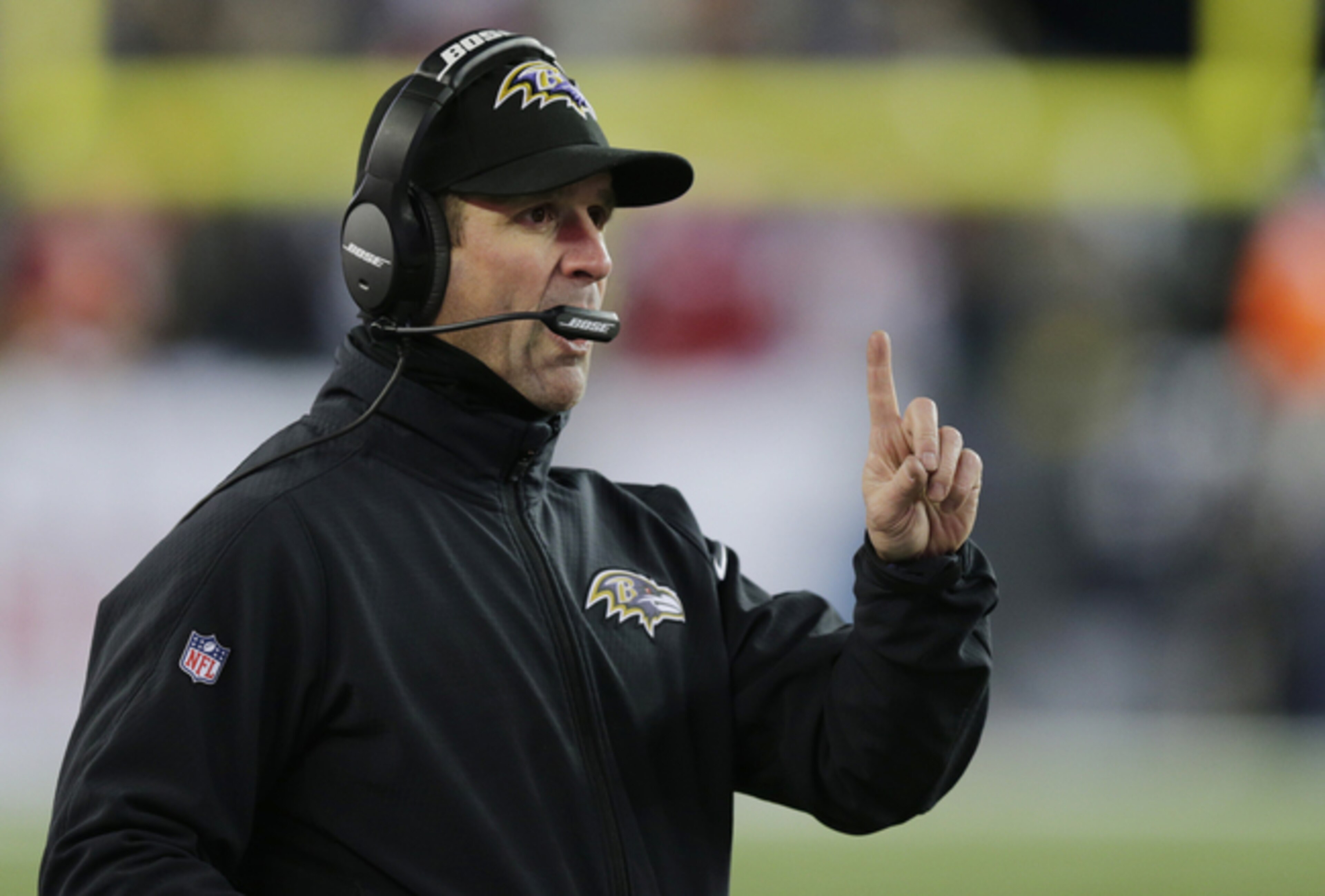 John Harbaugh and the Baltimore Ravens need more wide receivers.
