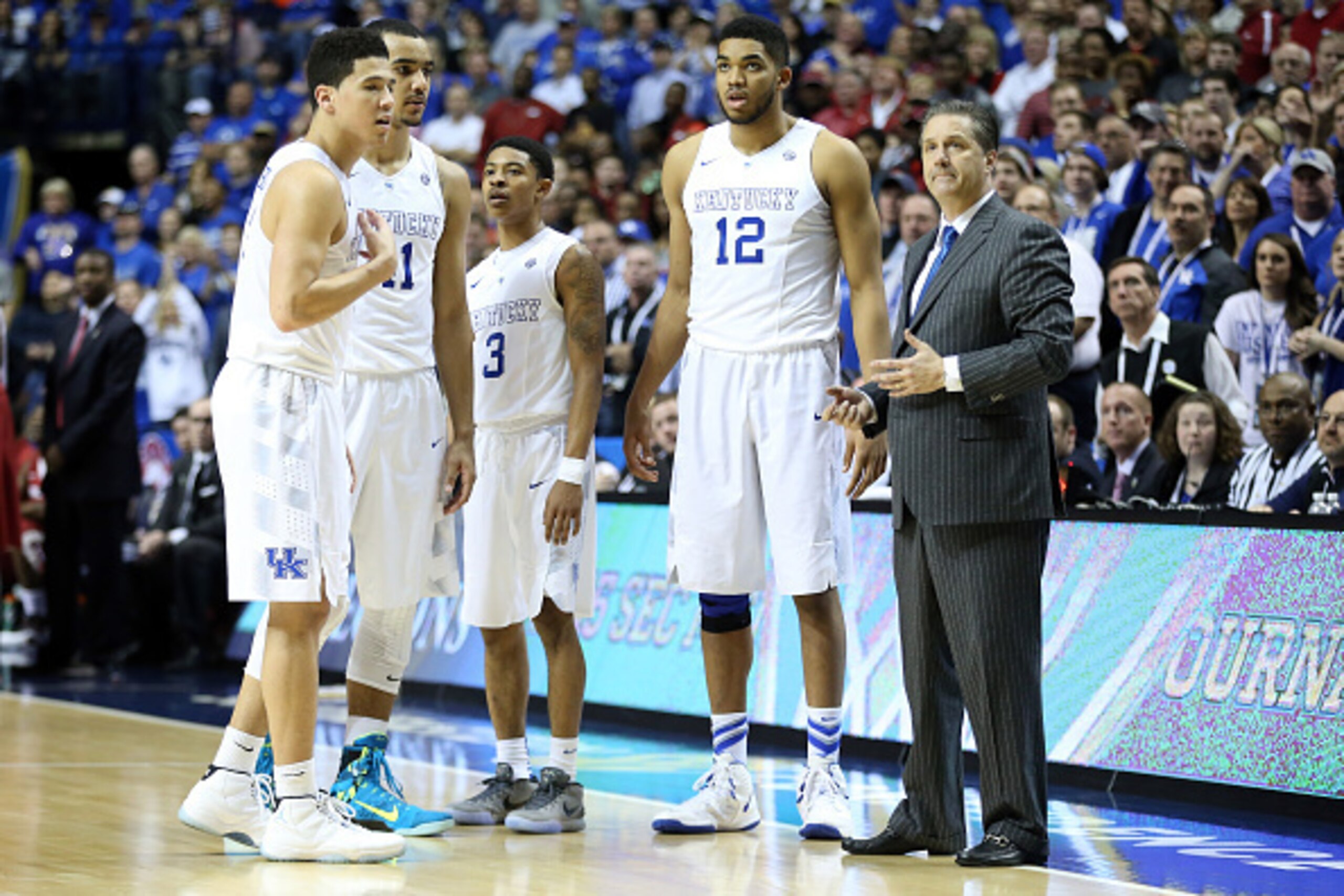Coach John Calipari's latest installment of future lottery picks has Kentucky poised to complete the first undefeated season in nearly 40 years. Coach John Calipari's latest installment of future lottery picks has Kentucky poised to complete the first undefeated season in nearly 40 years.