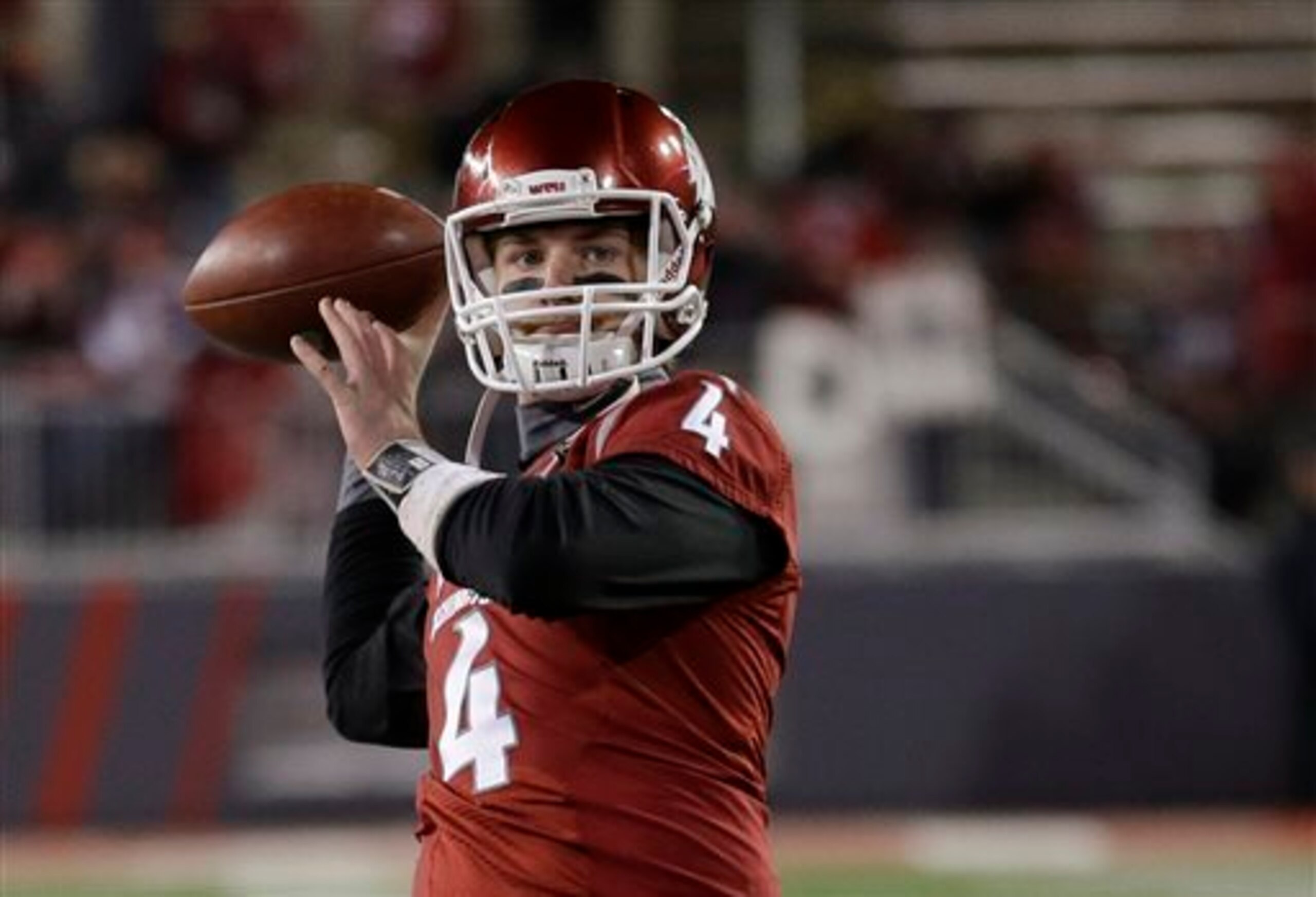 Luke Falk could put up video-game numbers in Mike Leach's offense.