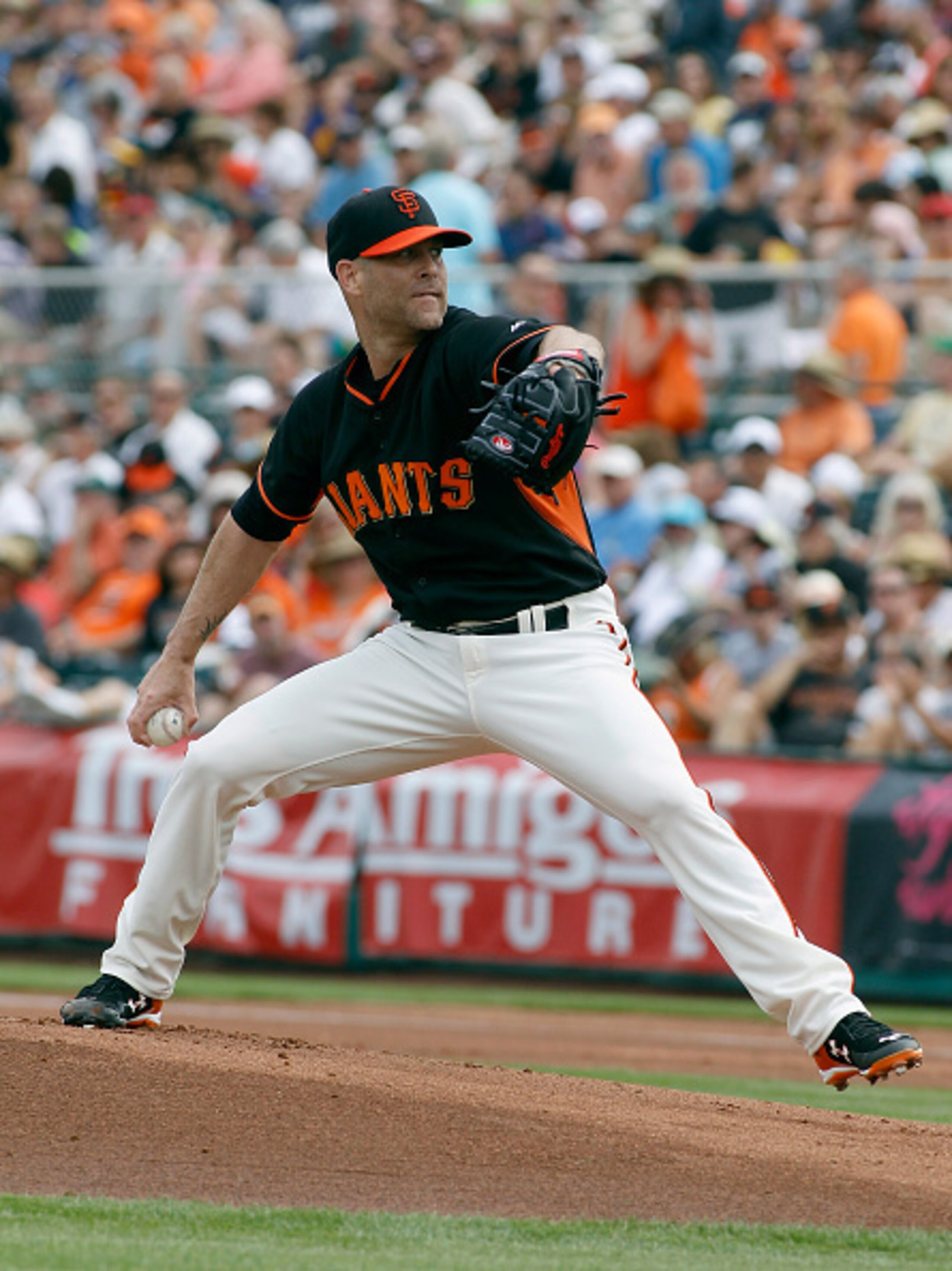The Giants are hoping that Tim Hudson will be ready when the season begins.