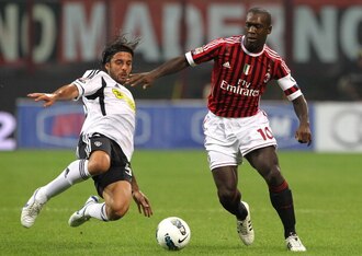 Seedorf was going strong at Milan even after 10 years.