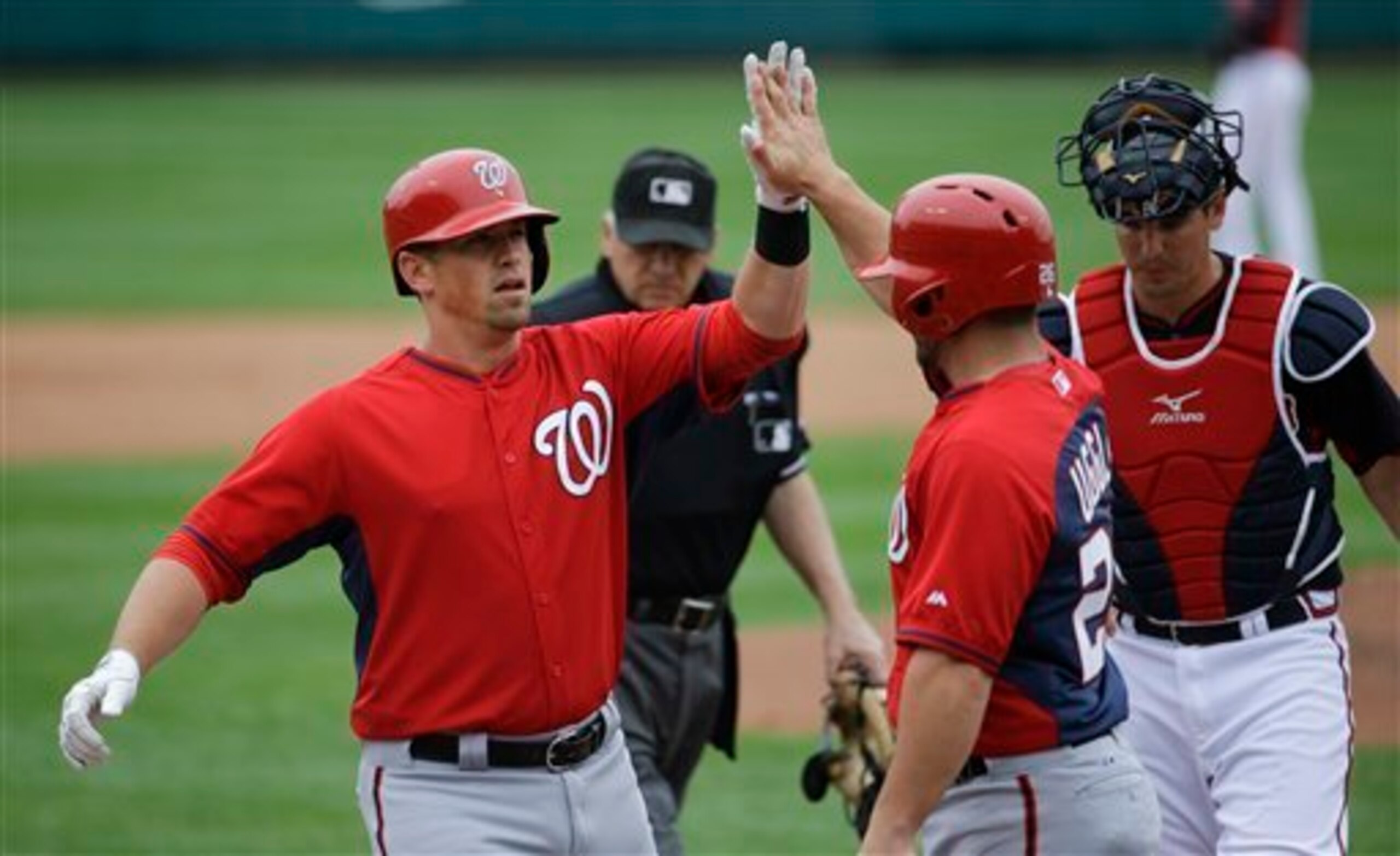 Tyler Moore's explosive spring training should earn him an Opening Day roster spot.