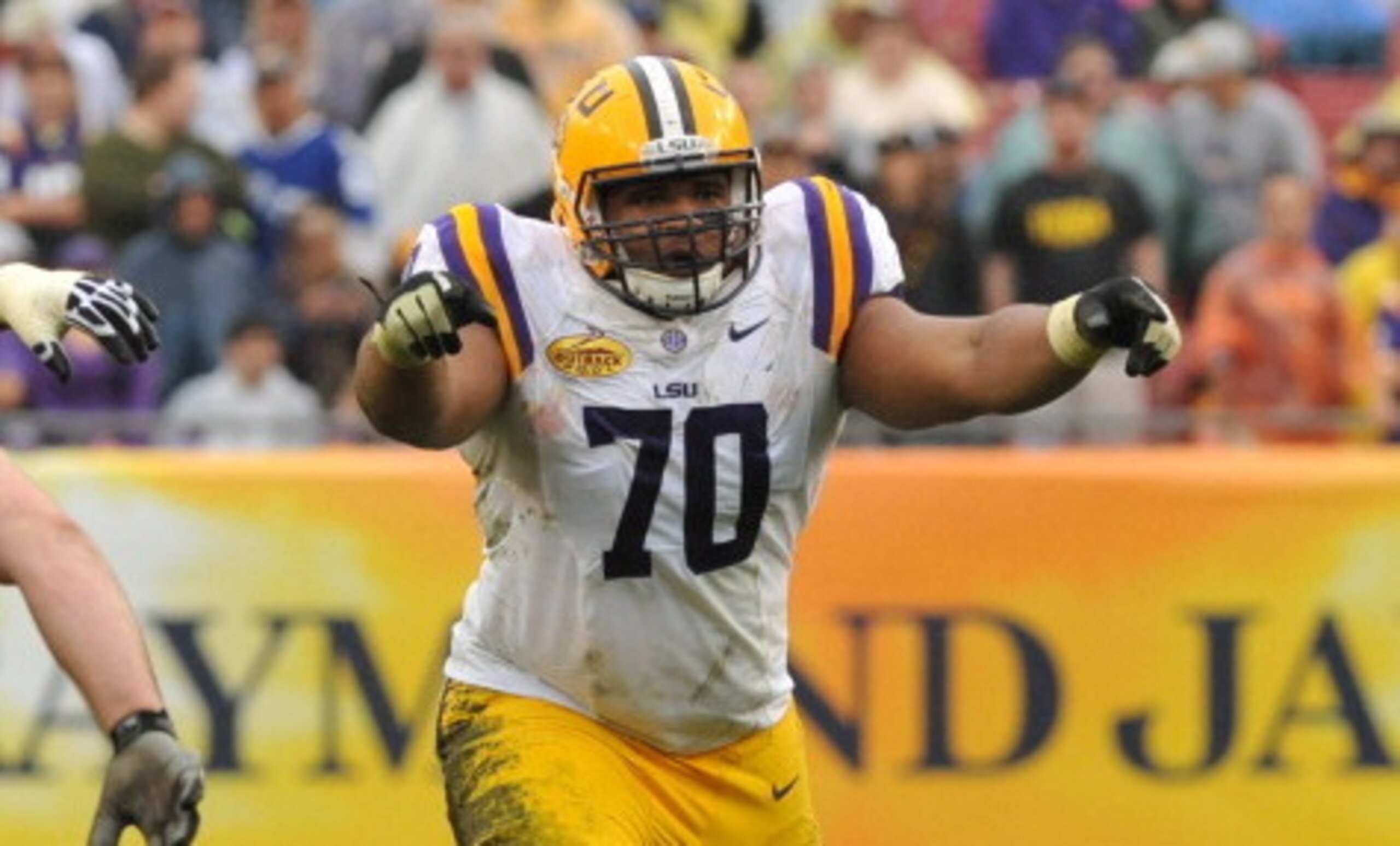 LSU offensive tackle La'el Collins.