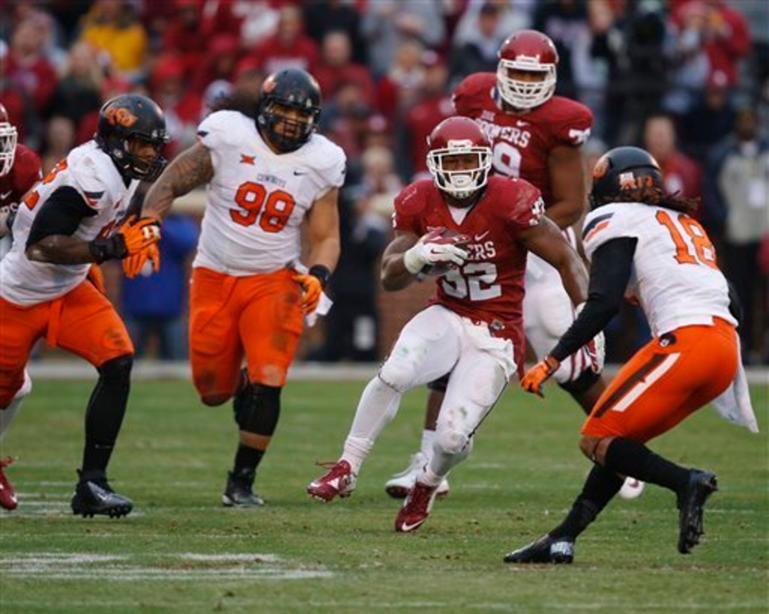 Samaje Perine was one of college football's most dynamic backs in 2014. Samaje Perine was one of college football's most dynamic backs in 2014.