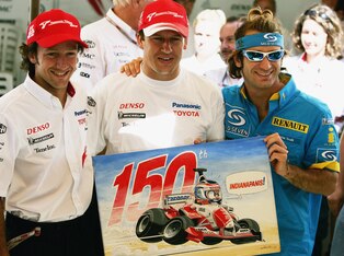 Olivier Panis celebrated his 150th race start in 2004.