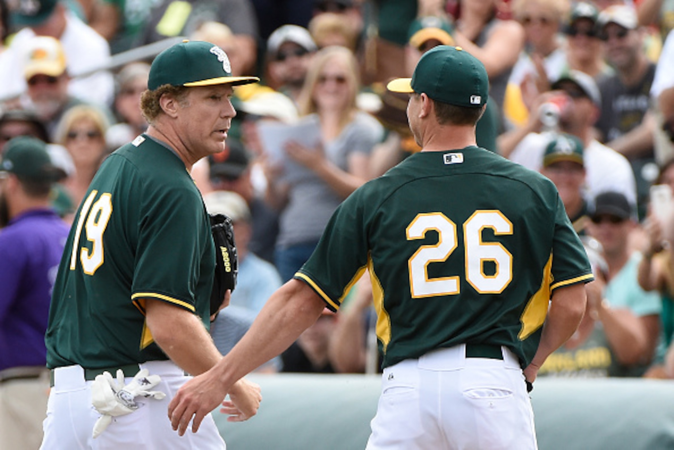 Even Will Ferrell got in on the spring training fun.
