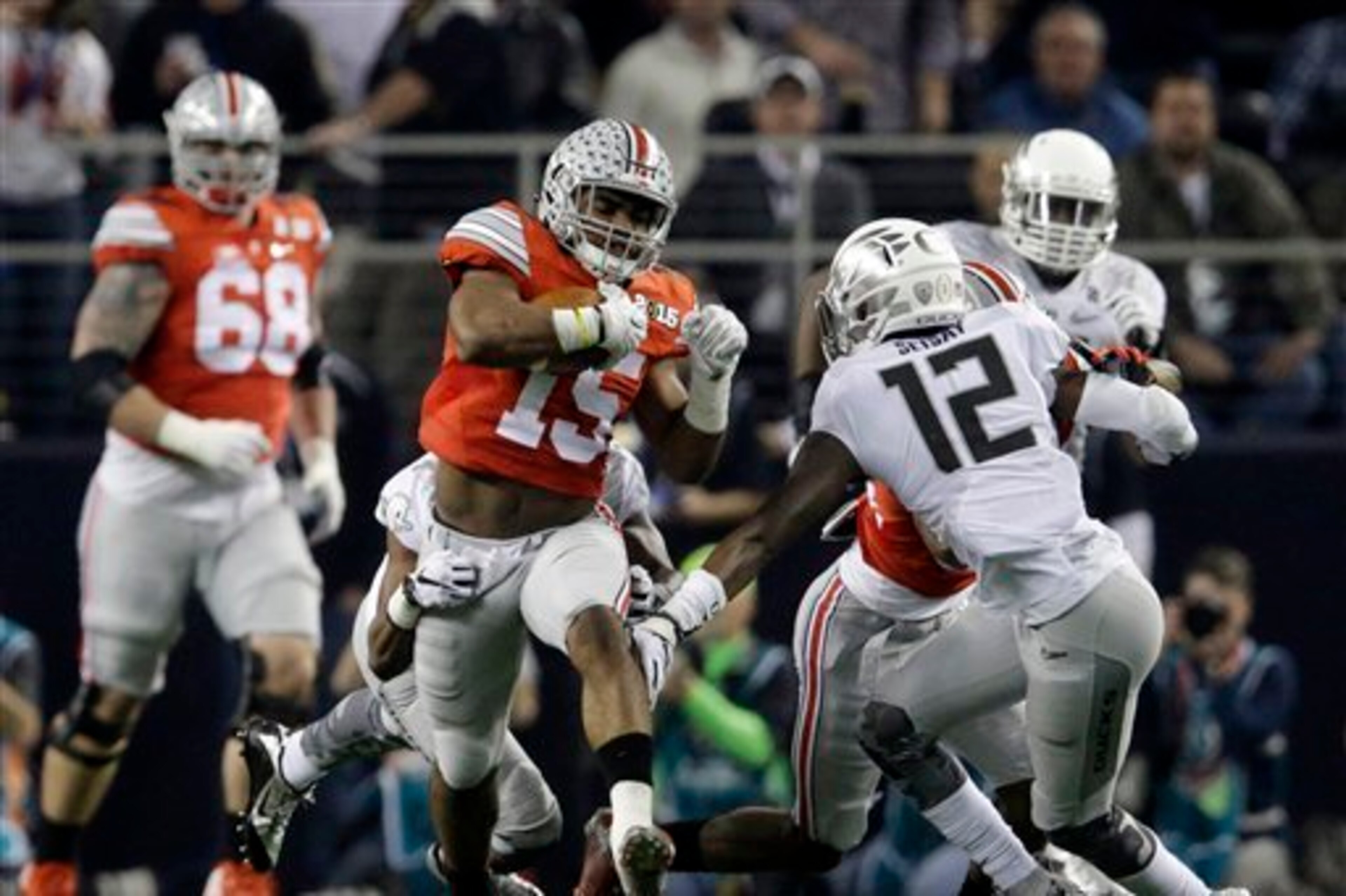 Ezekiel Elliott was a driving force in Ohio State's national title run.