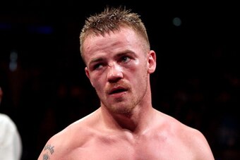 LIVERPOOL, ENGLAND - JULY 16:  Frankie Gavin after the WBO Intercontinental Welterweight Championship bout with Curtis Woodhouse at Echo Arena on July 16, 2011 in Liverpool, England.  (Photo by Scott Heavey/Getty Images)
