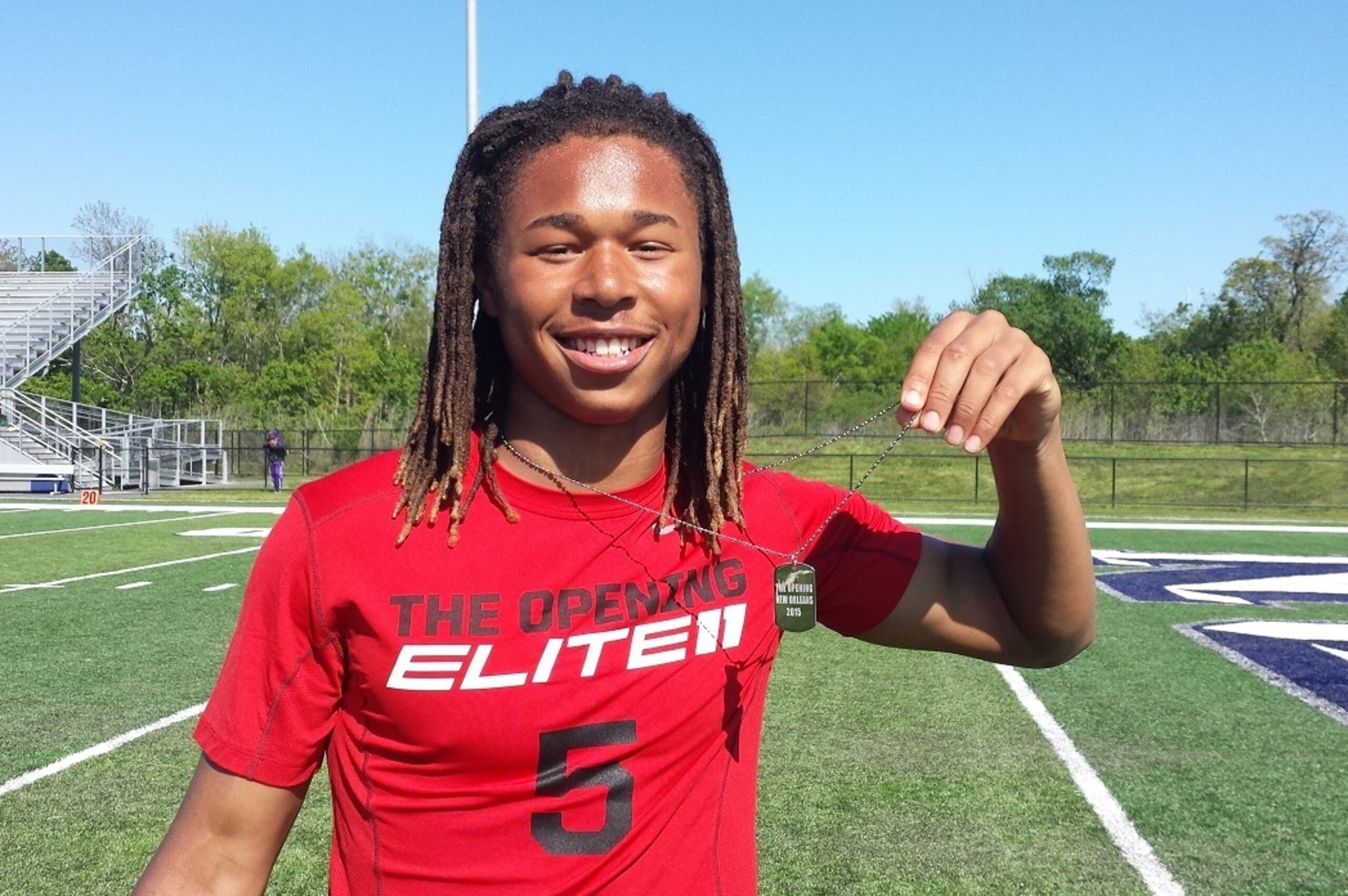 Unrated quarterback Jett Duffey was named the Elite 11 New Orleans MVP on Saturday.