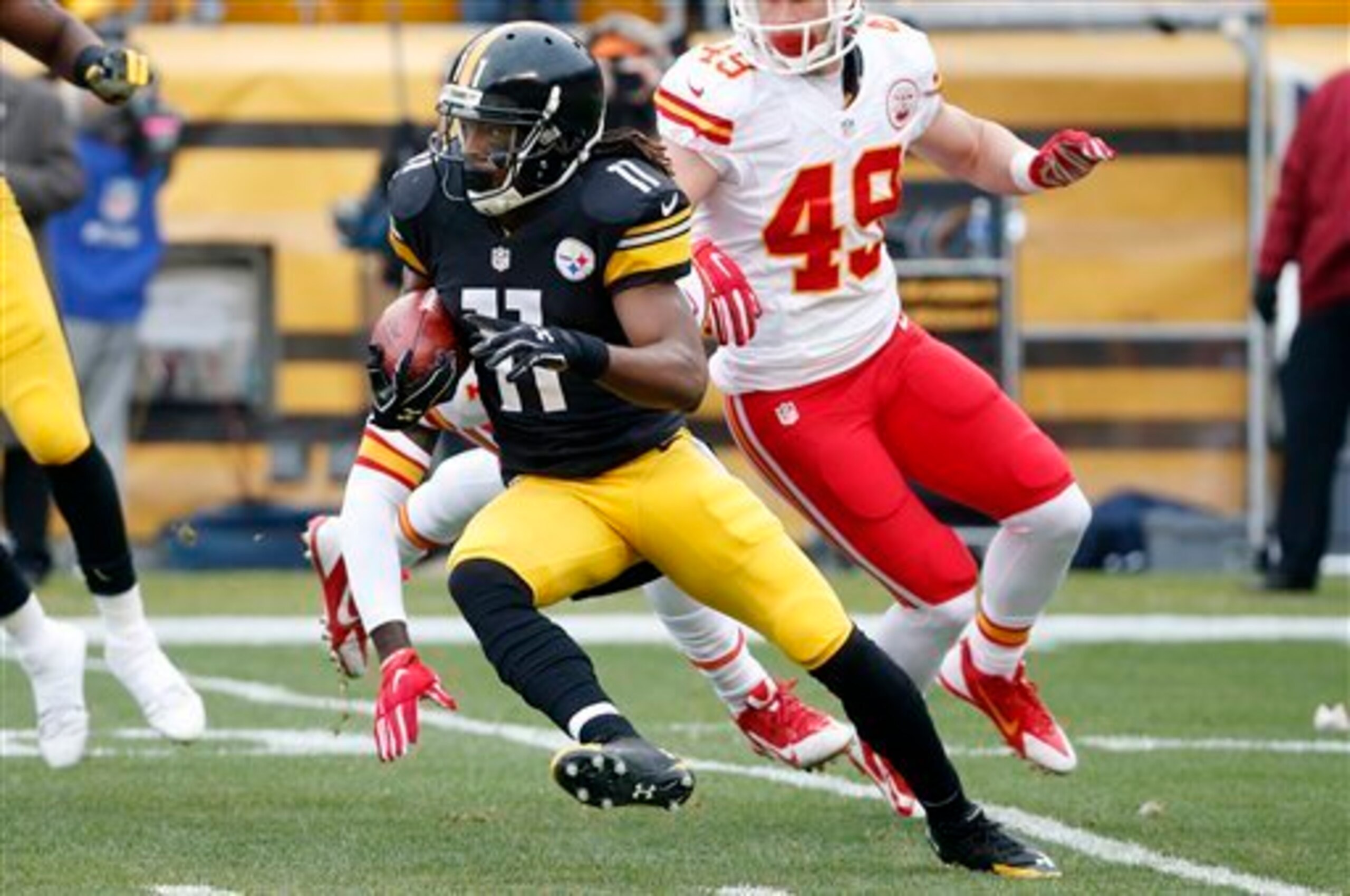 Markus Wheaton provided a boost to Pittsburgh's return game.