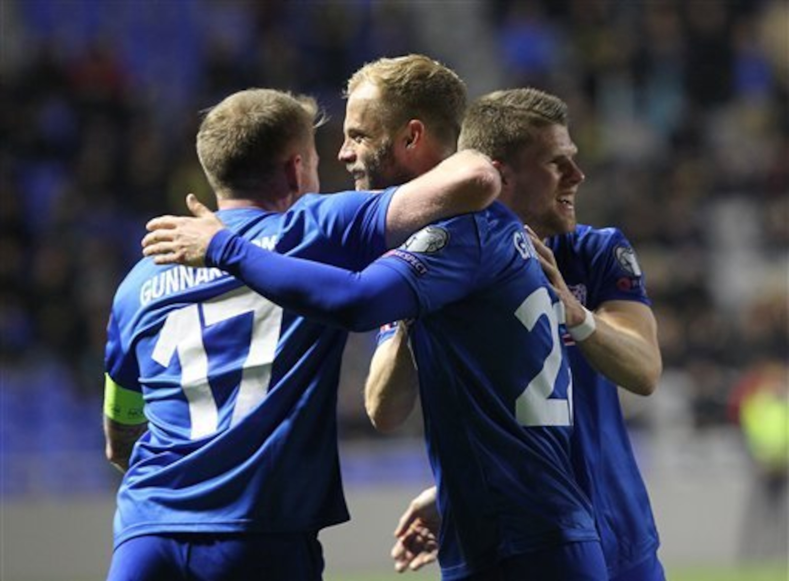 It was a good day for Group A leaders Czech Republic and Iceland (pictured).