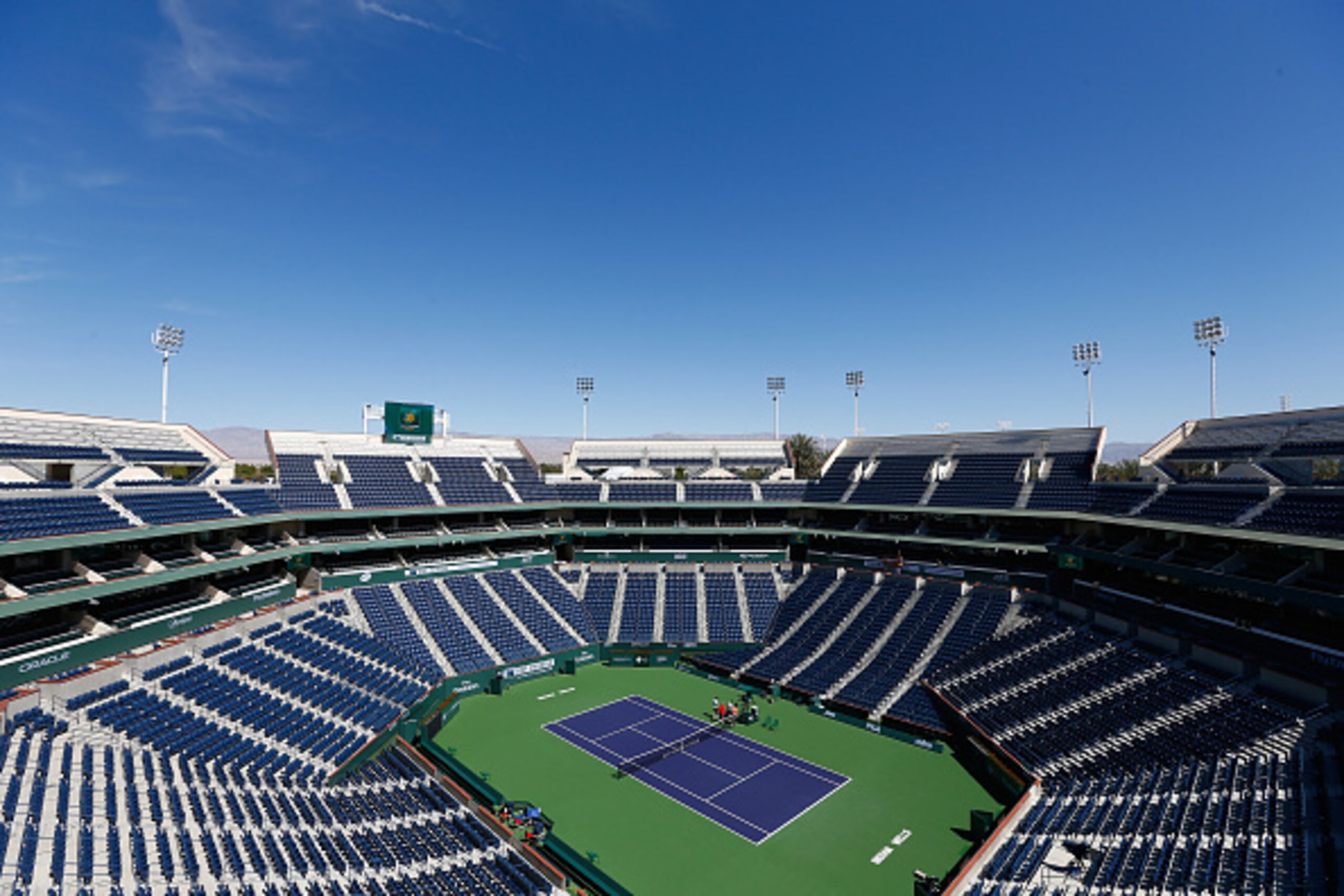 Talk of a new stadium being built at Indian Wells is rife.