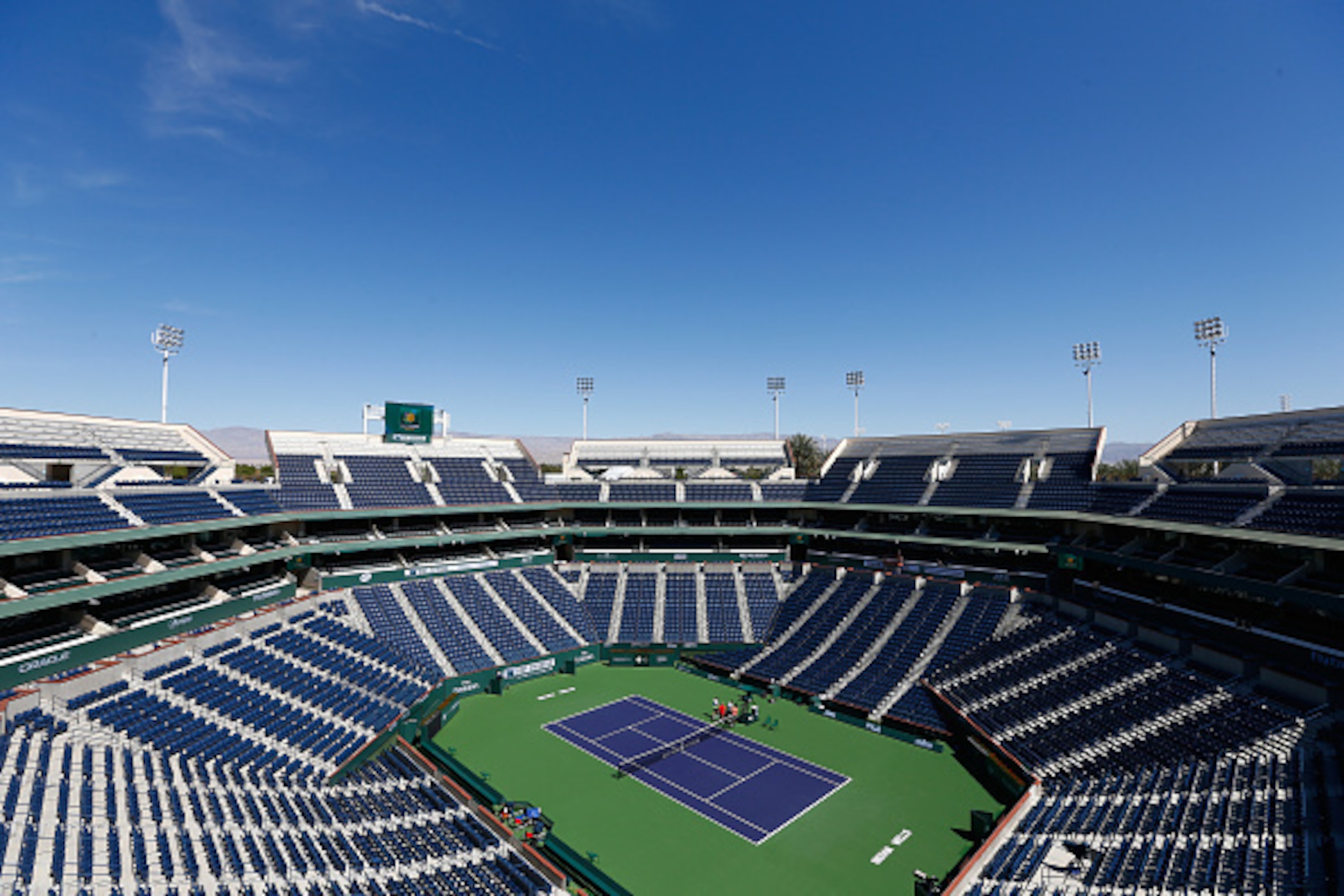 Talk of a new stadium being built at Indian Wells is rife.