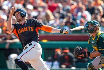 Hunter Pence will miss the first couple weeks of the season due to injury.