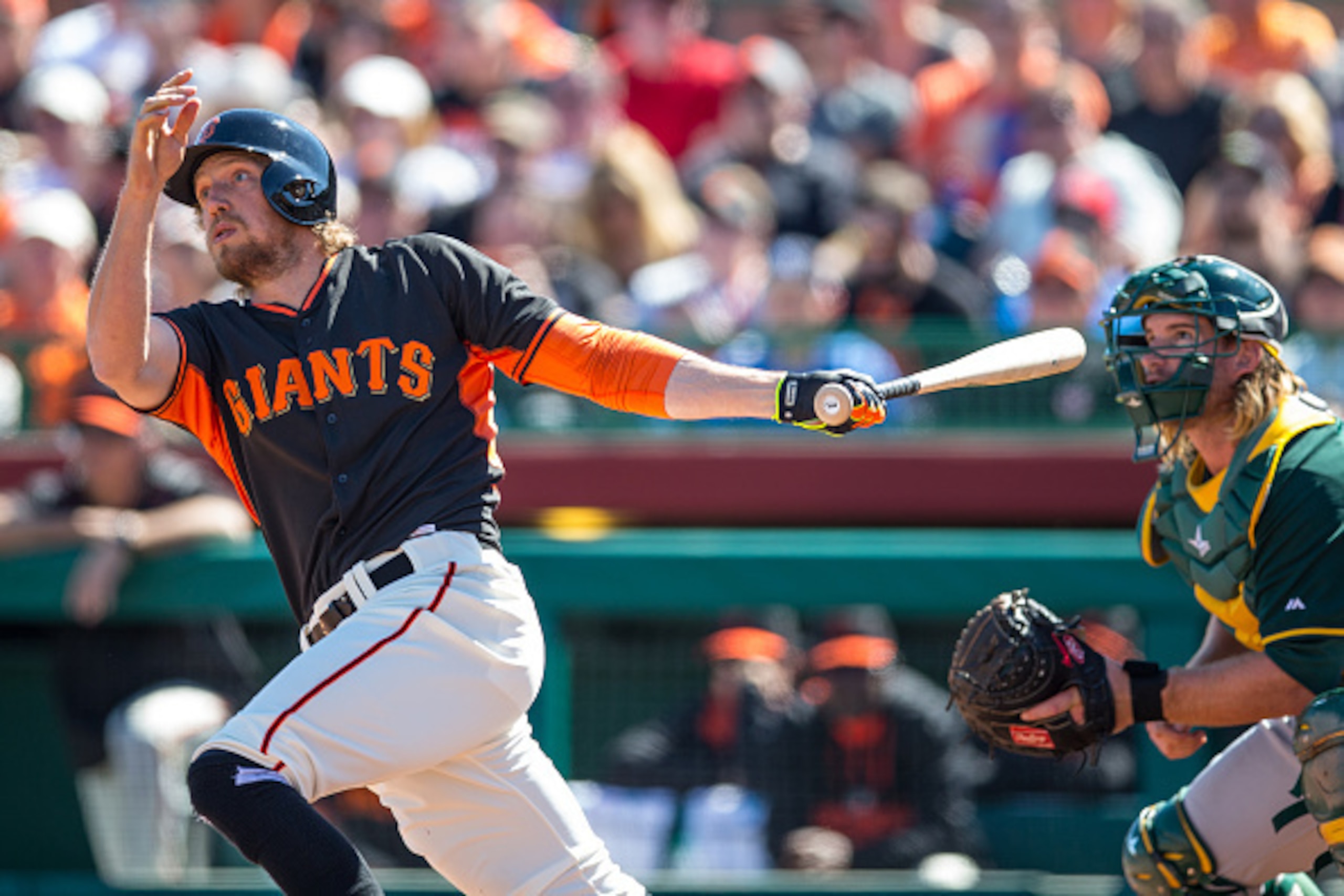 Hunter Pence will miss the first couple weeks of the season due to injury.